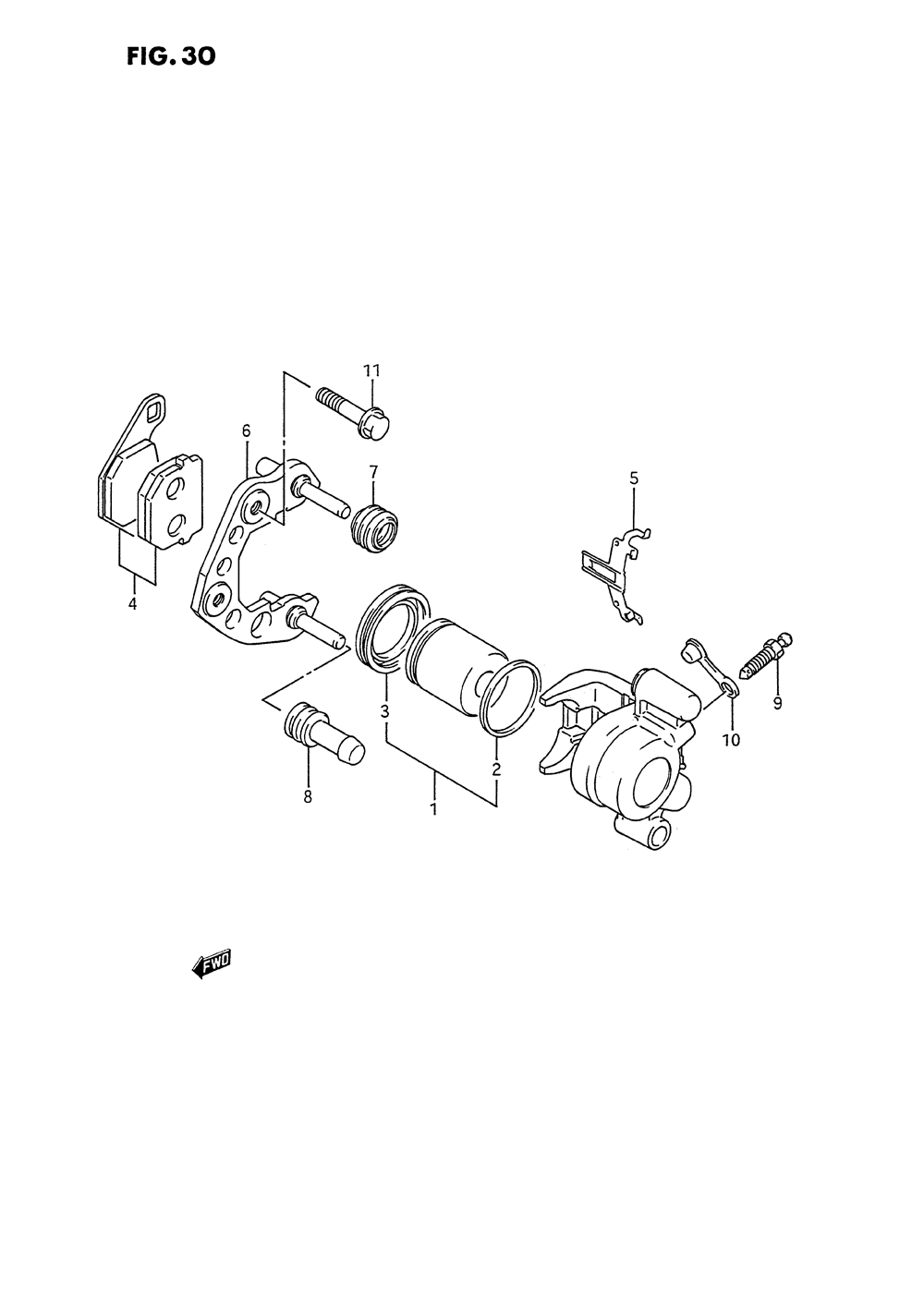 Front caliper