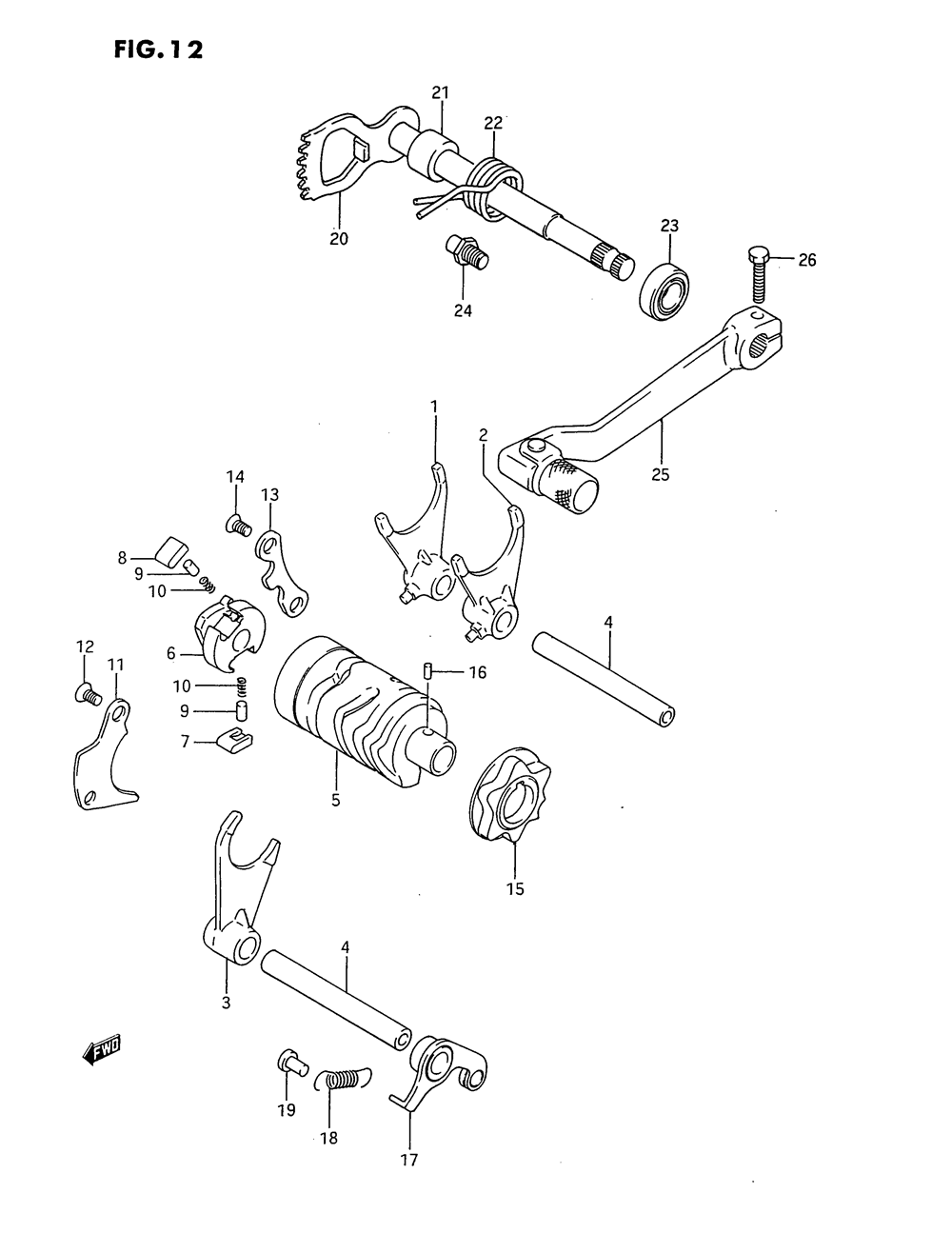 Gear shifting (model g_h_j)