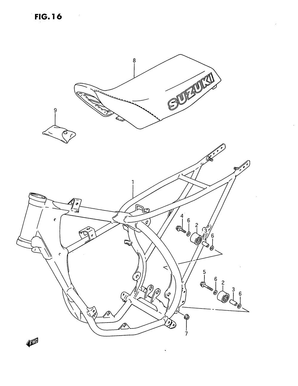 Frame - seat (model g)