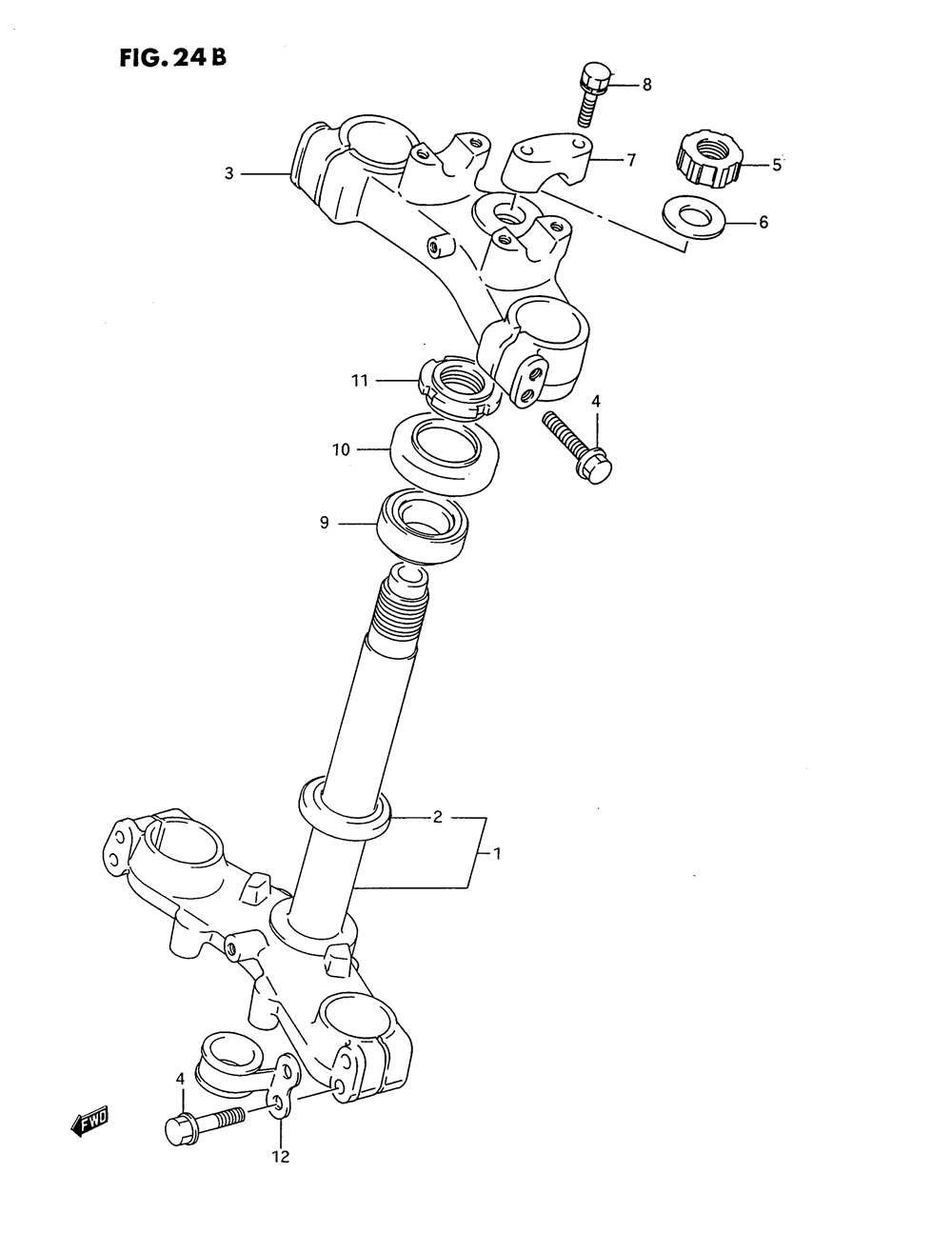 Steering stem (model l_m_n_p_r_s)