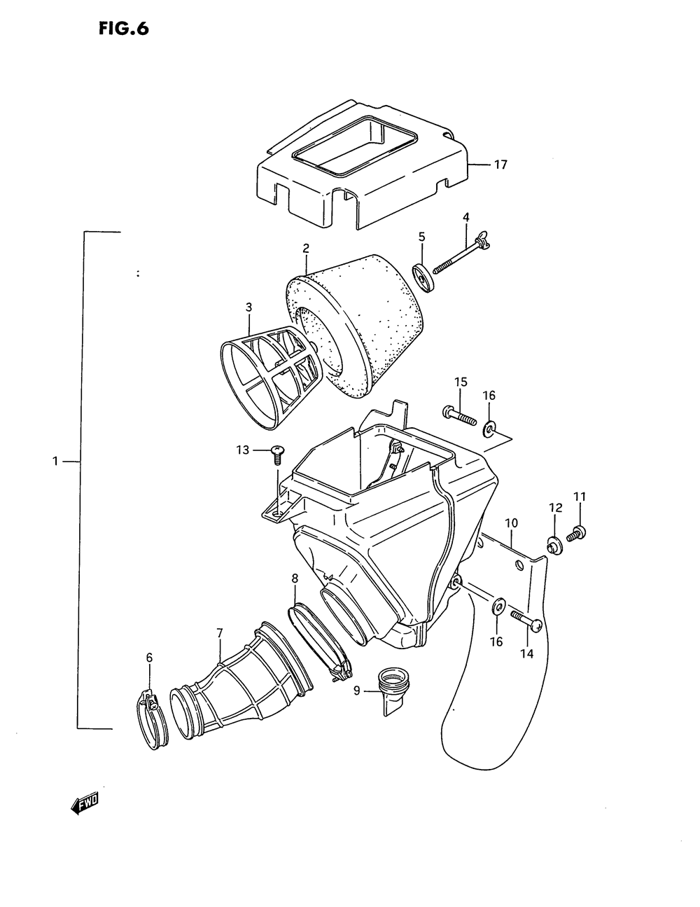 Air cleaner (model g)