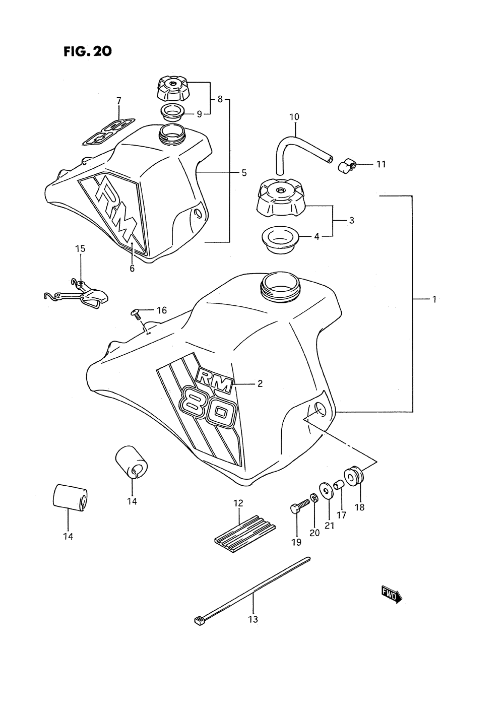 Fuel tank (model g_h)