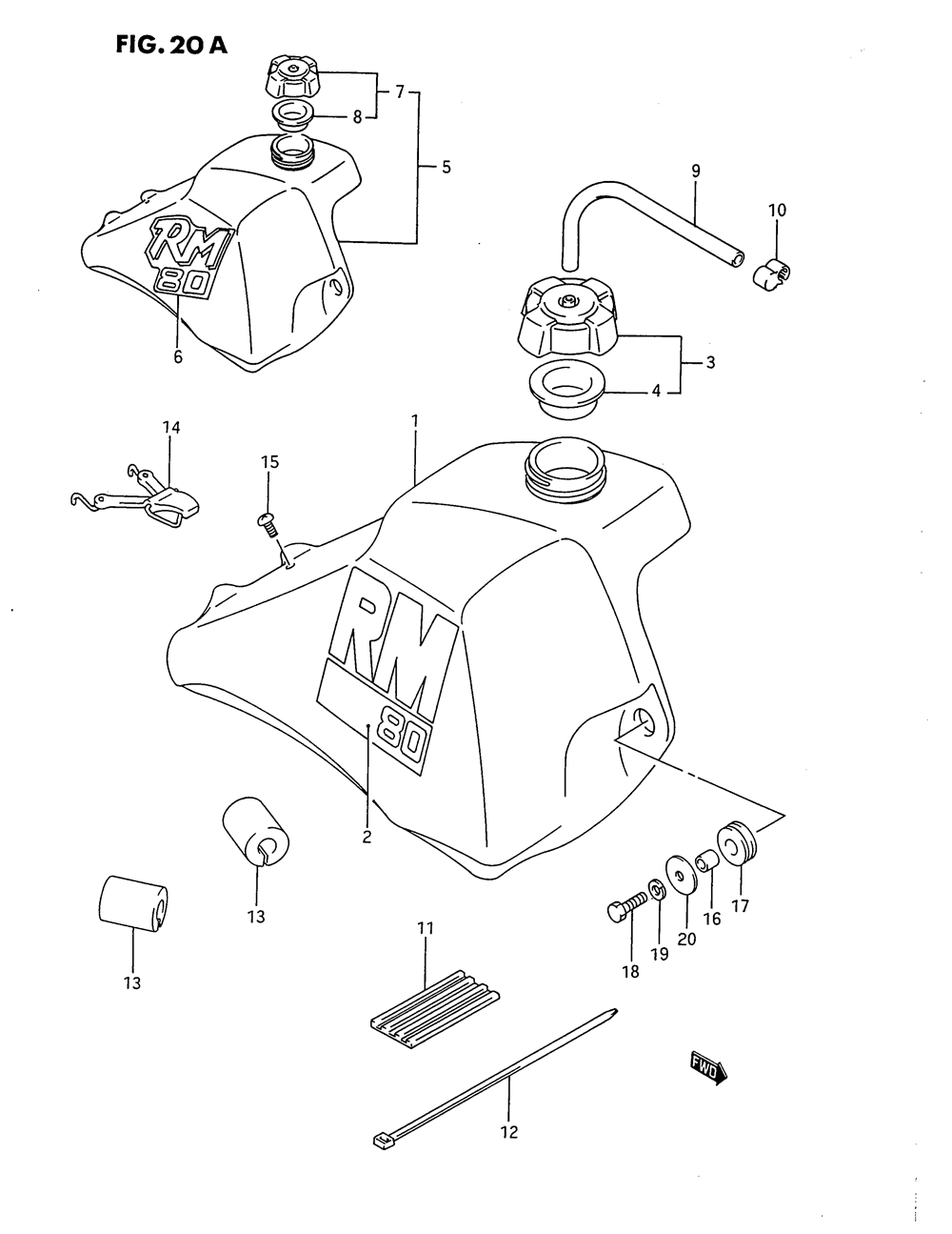 Fuel tank (model j_k)