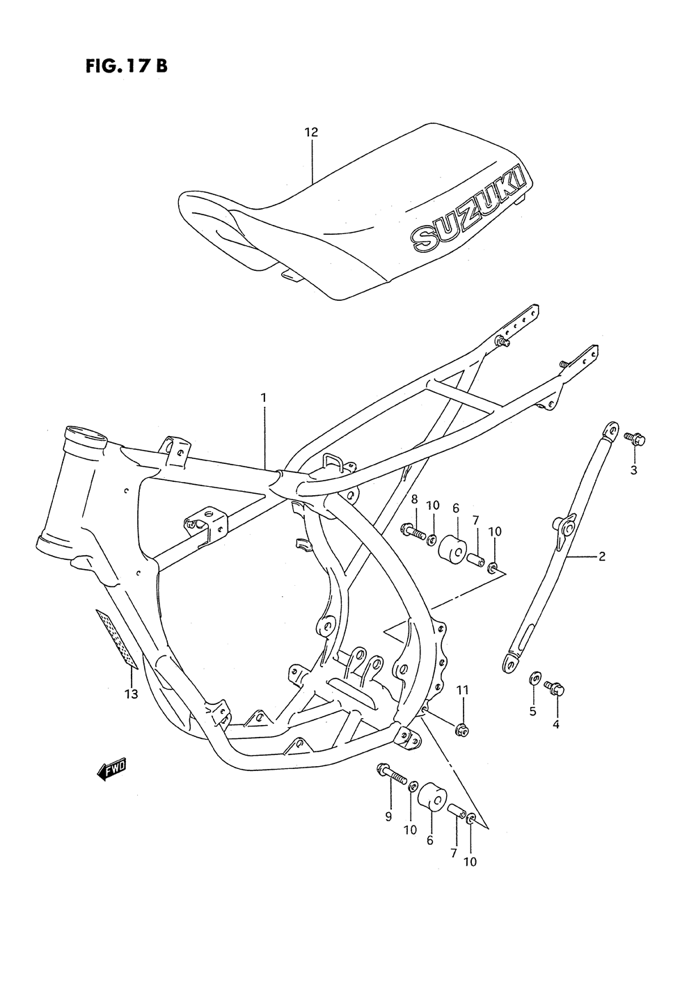 Frame - seat (model p_r_s)