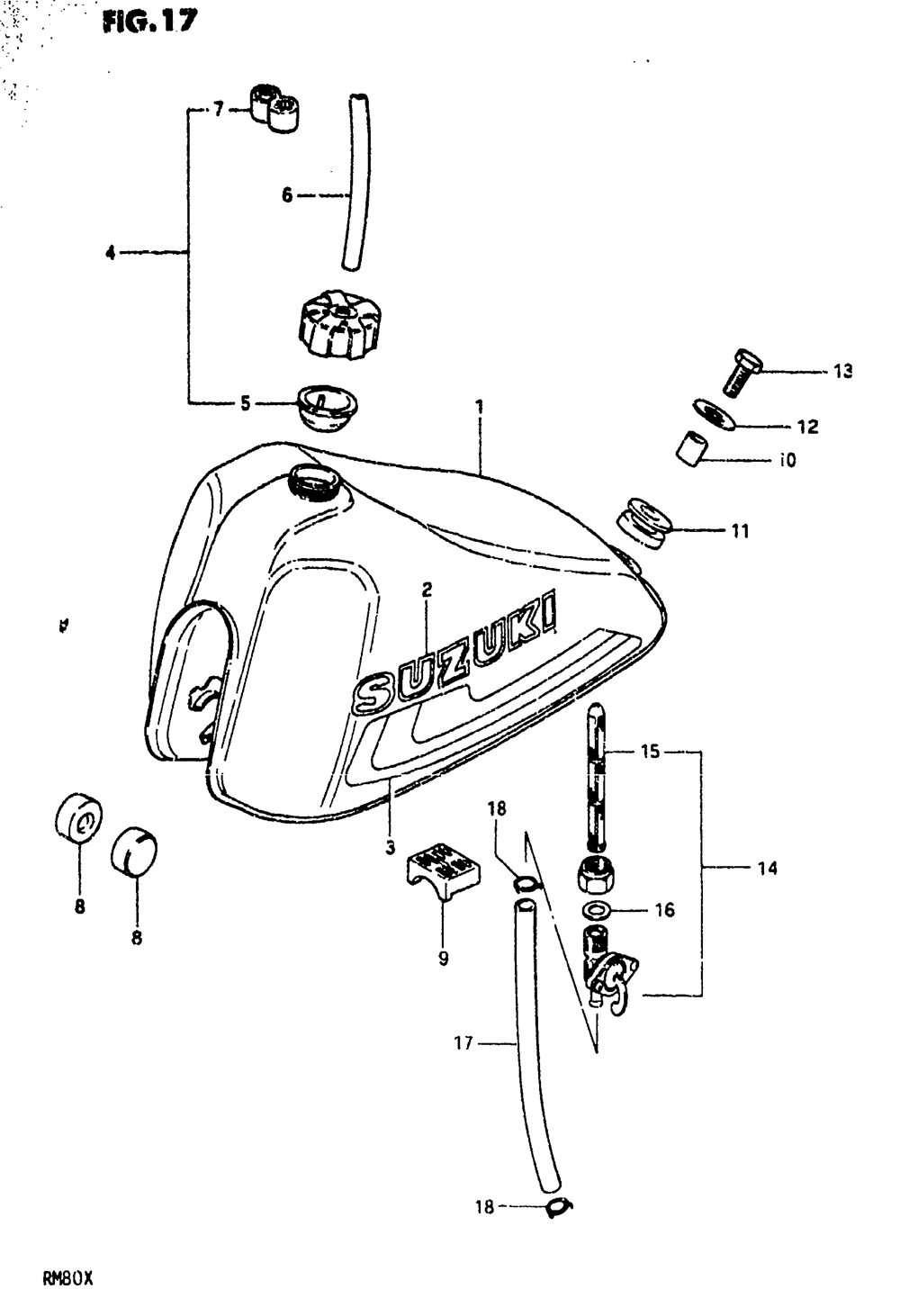 Fuel tank (rm80t)