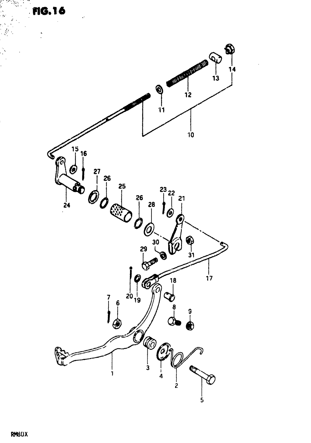 Rear brake