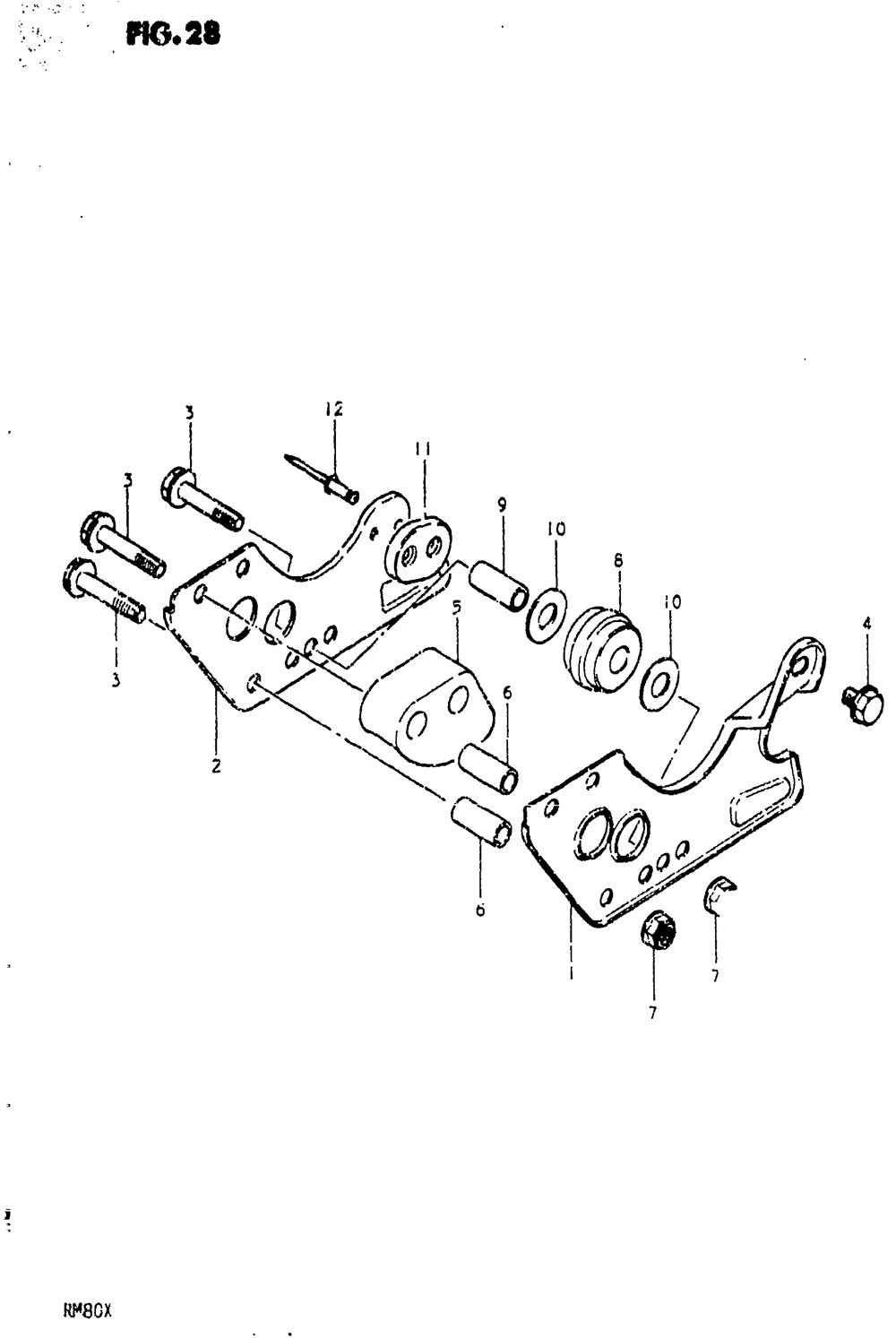 Chain guide (rm80t)