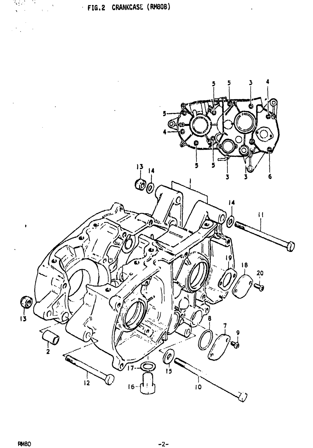 Crankcase (rm80b)