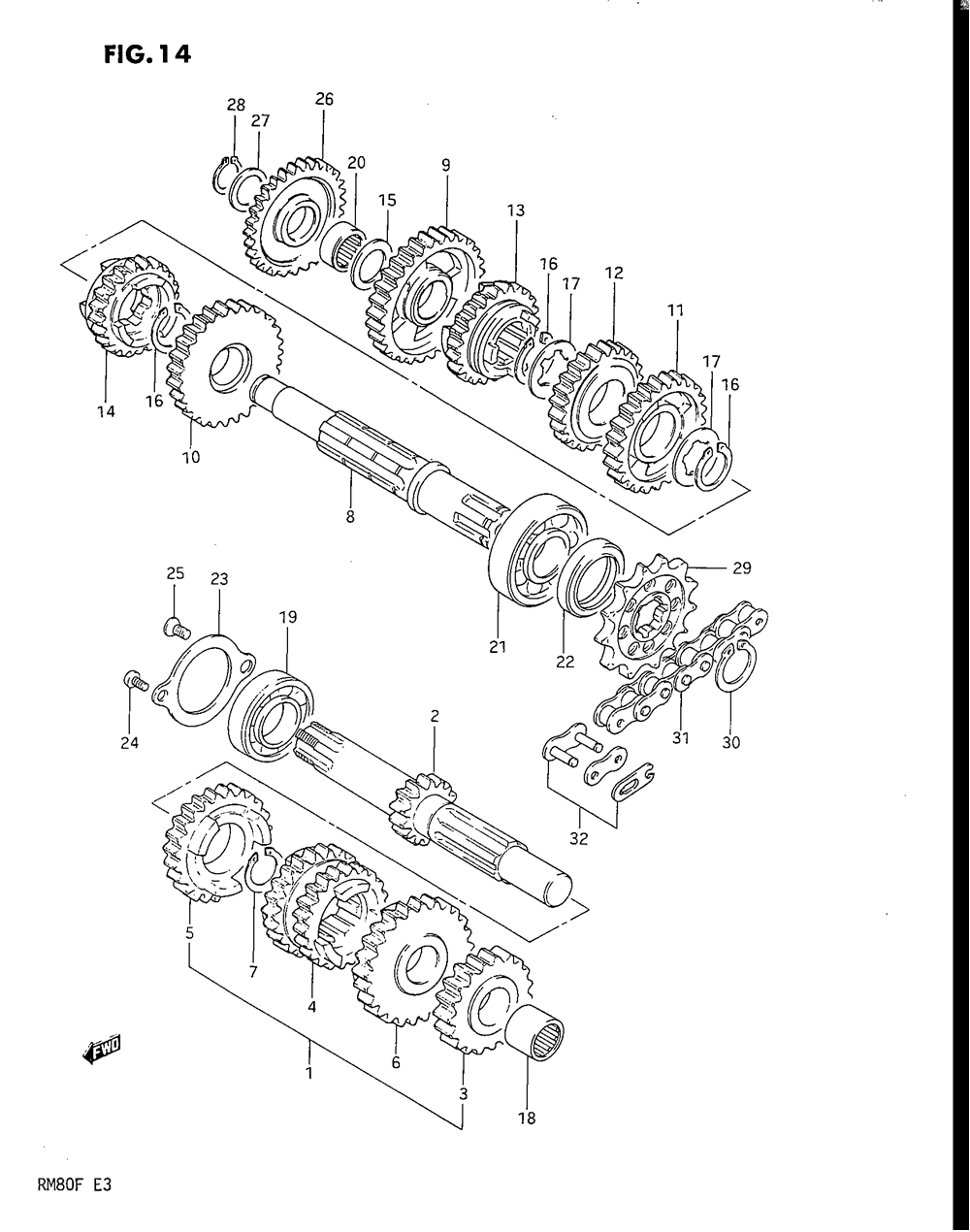 Transmission (model e_f)