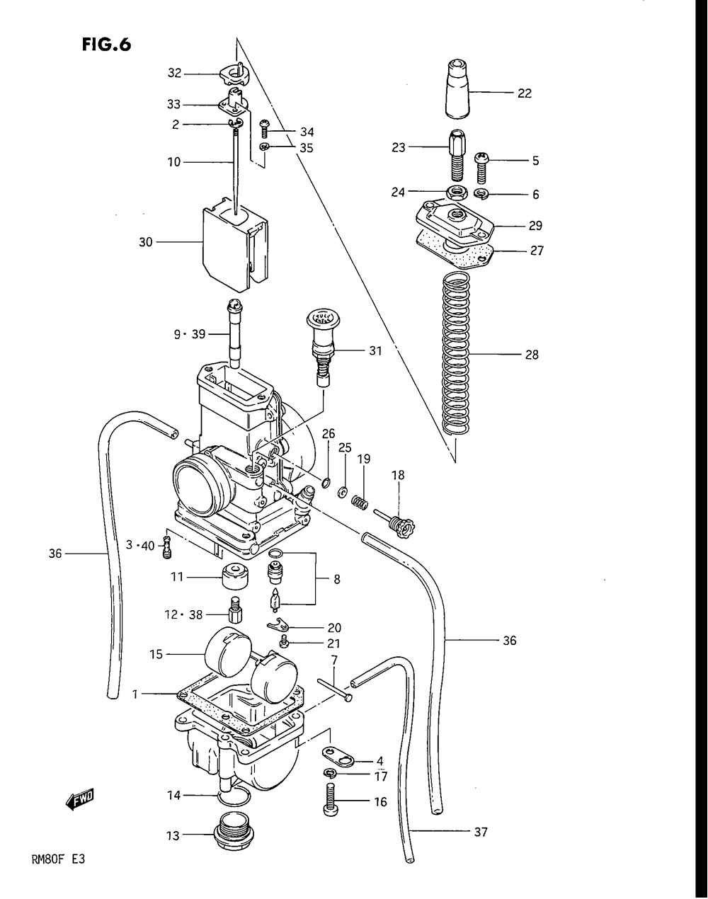 Carburetor (model e_f)