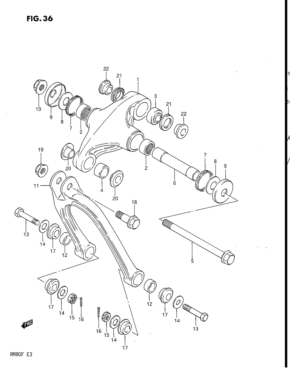 Cushion lever