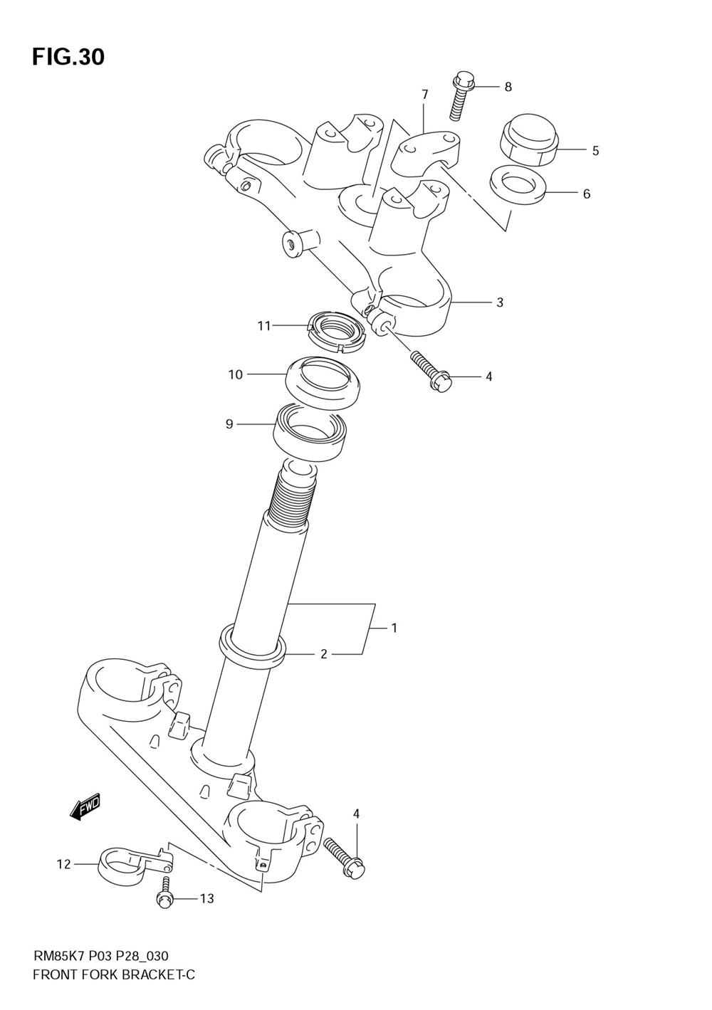 Front fork bracket