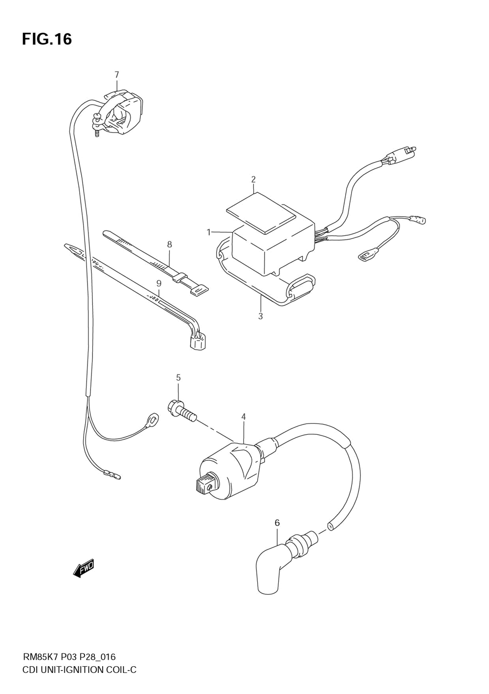 Cdi unit - ignition coil