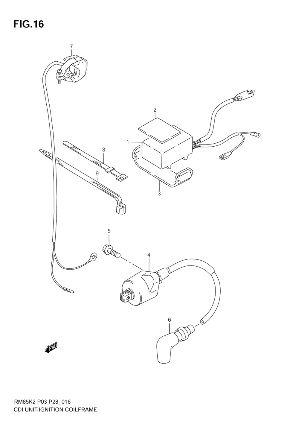 Cdi unit - ignition coil