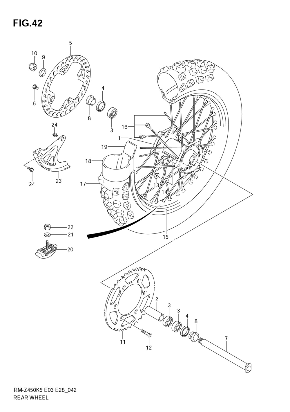 Rear wheel