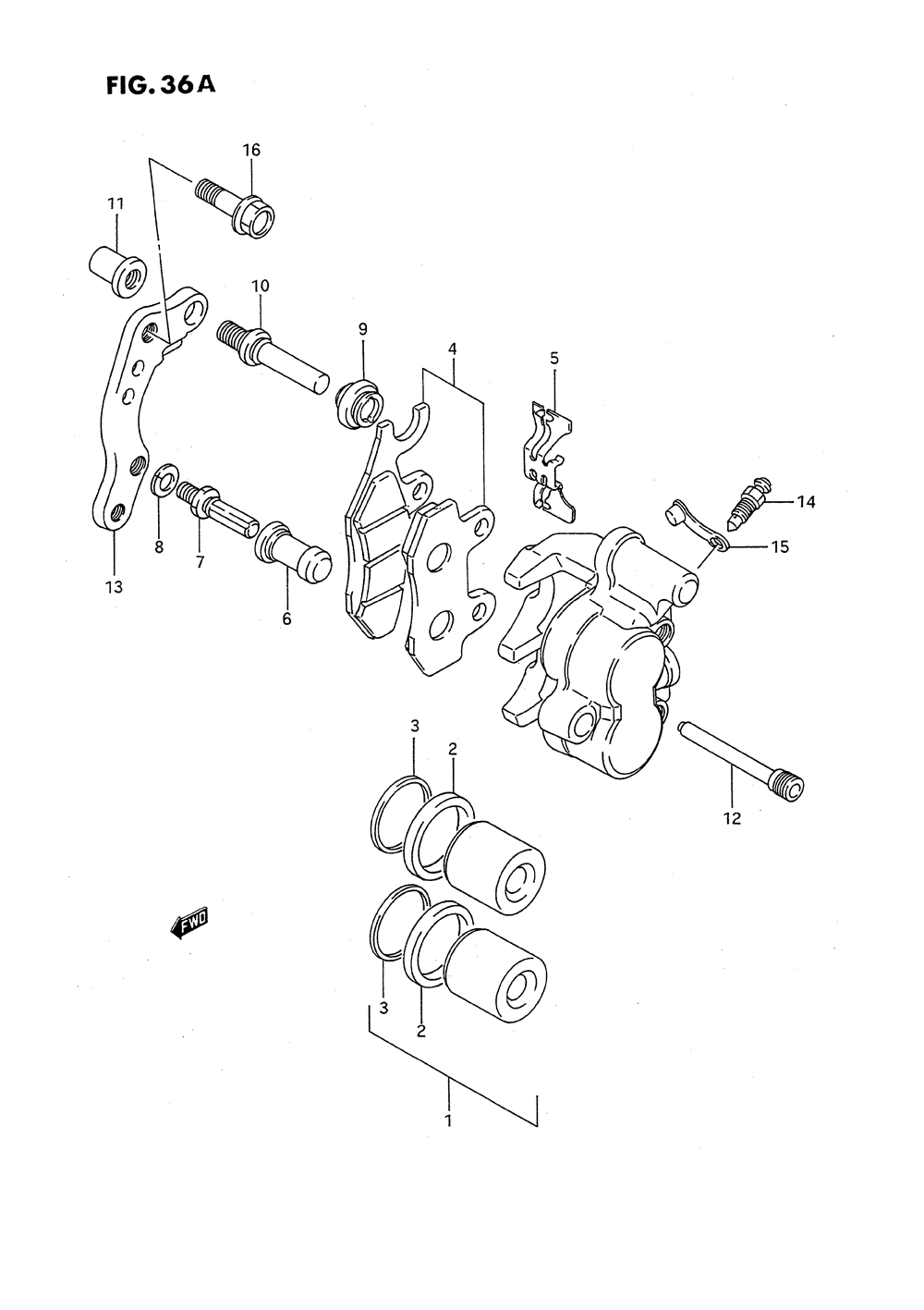 Front caliper (model m_n_p_r_s)