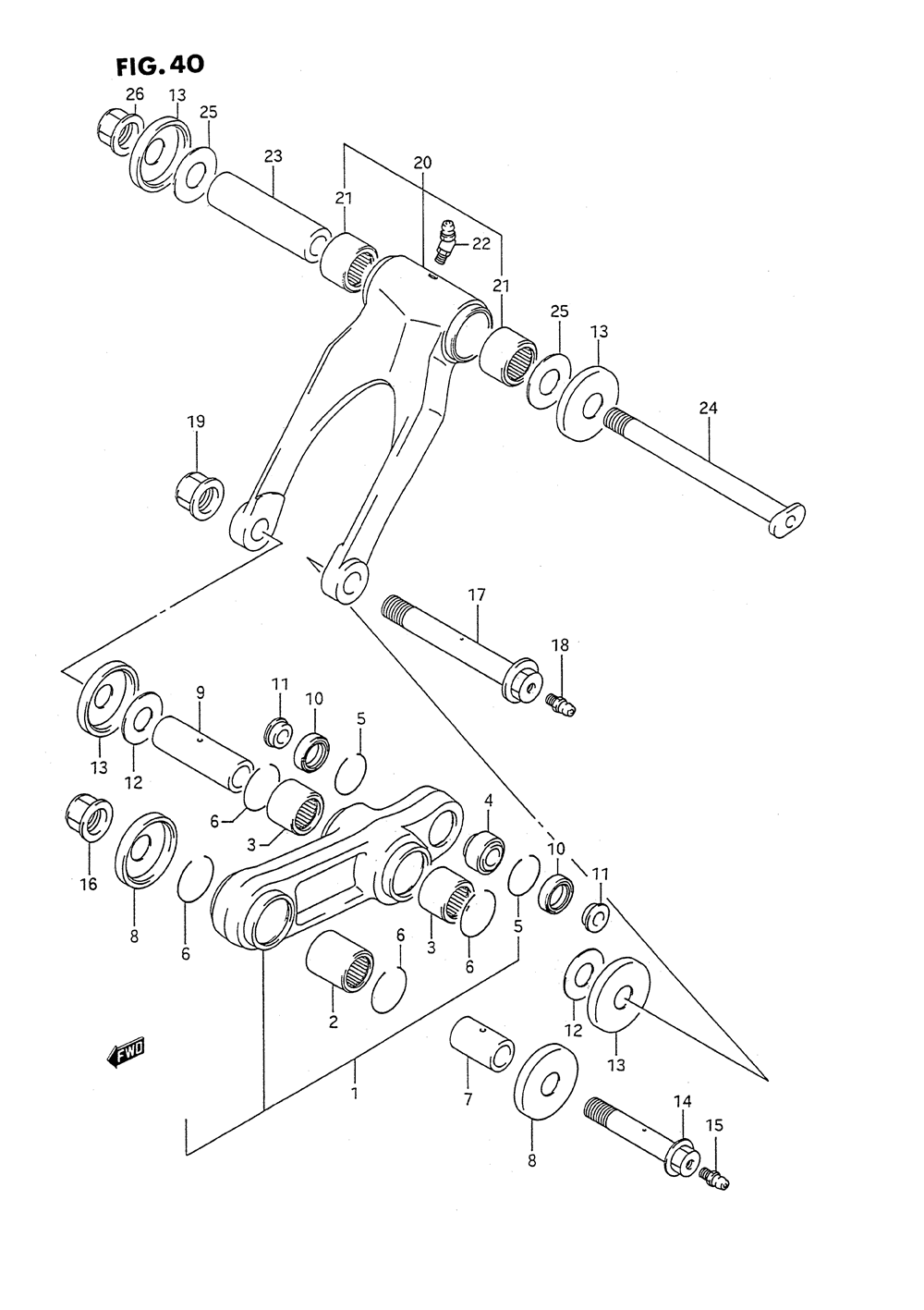 Cushion lever (model k_l)