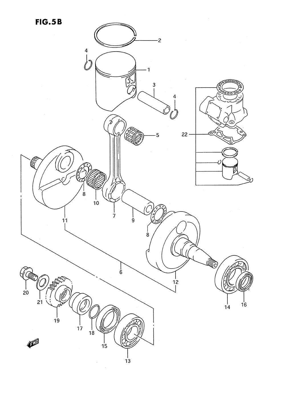 Crankshaft (model p_r)