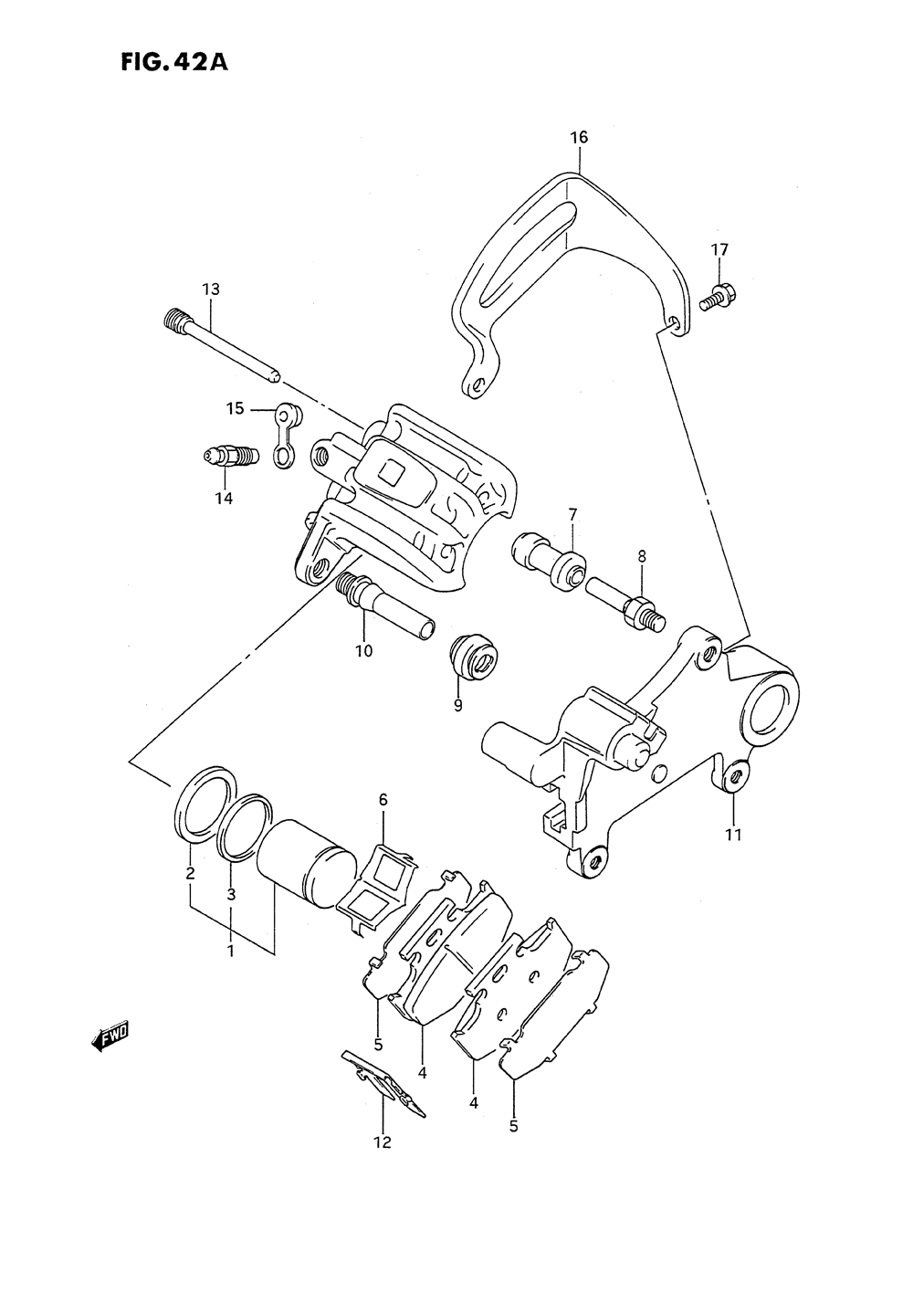 Rear calipers (model l_m)