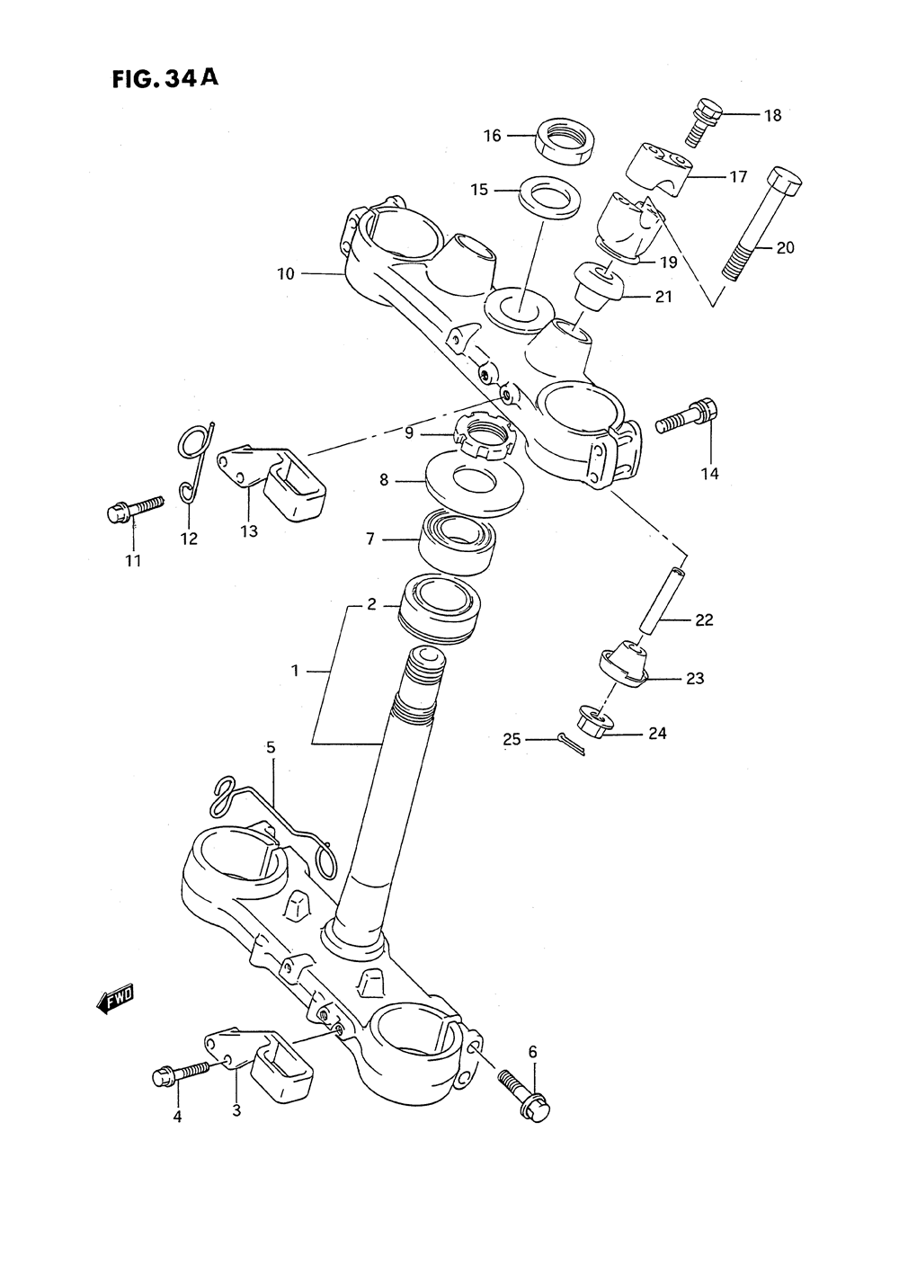 Steering stem (model m_n)