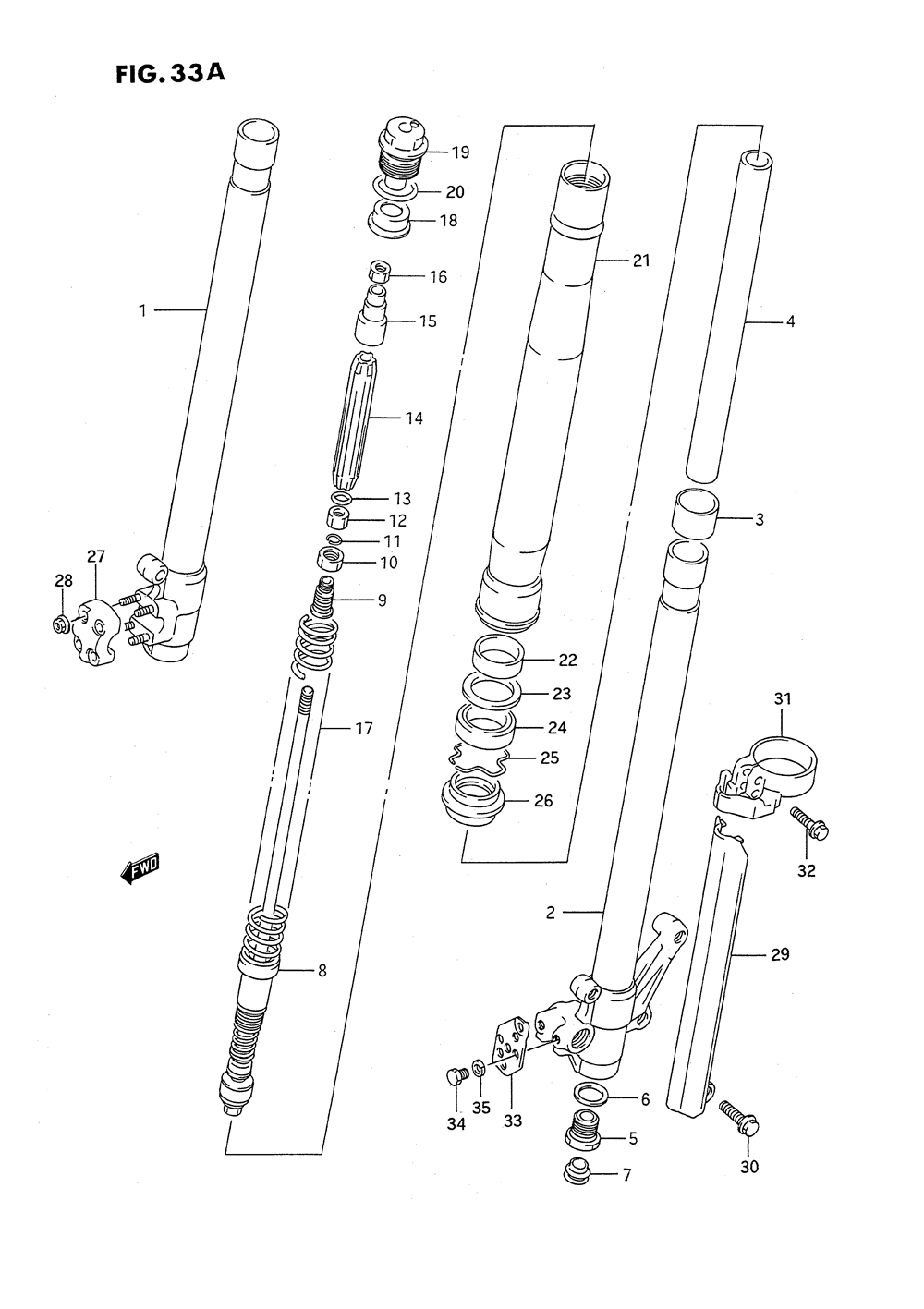 Front damper (model l)