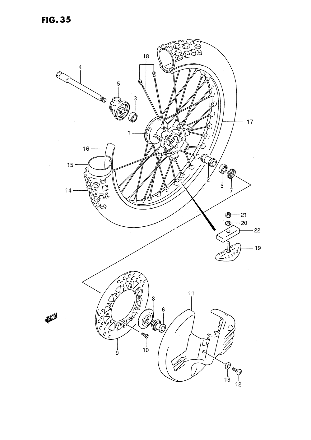 Front wheel (model k_l)