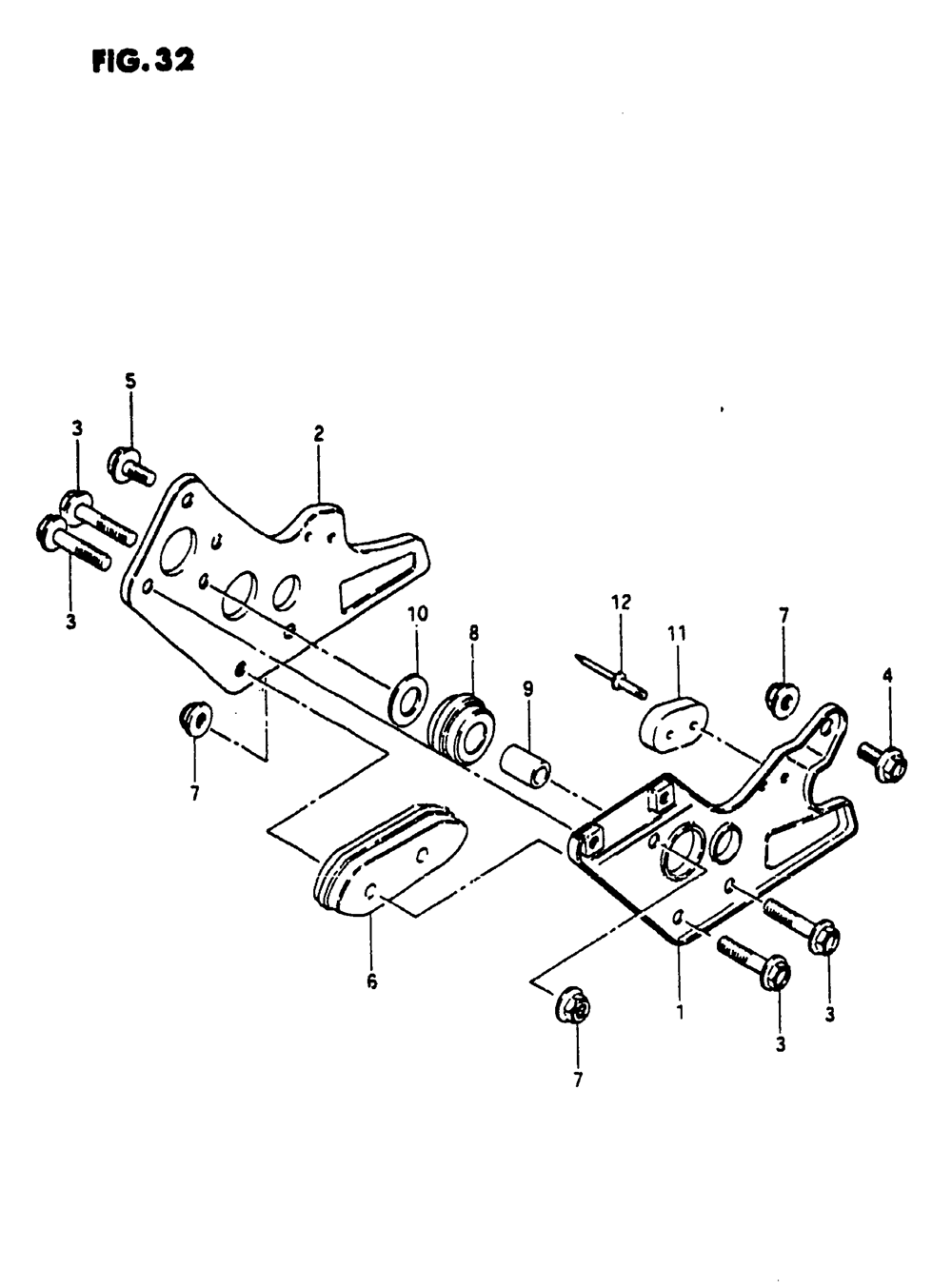 Chain guide (rs250x)