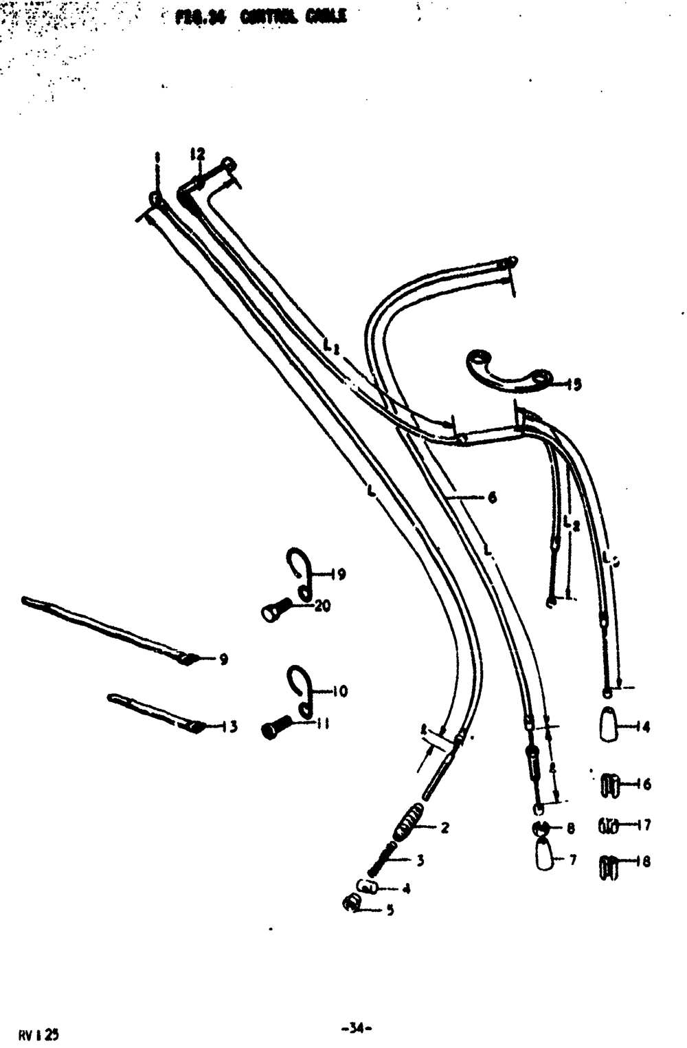 Control cable