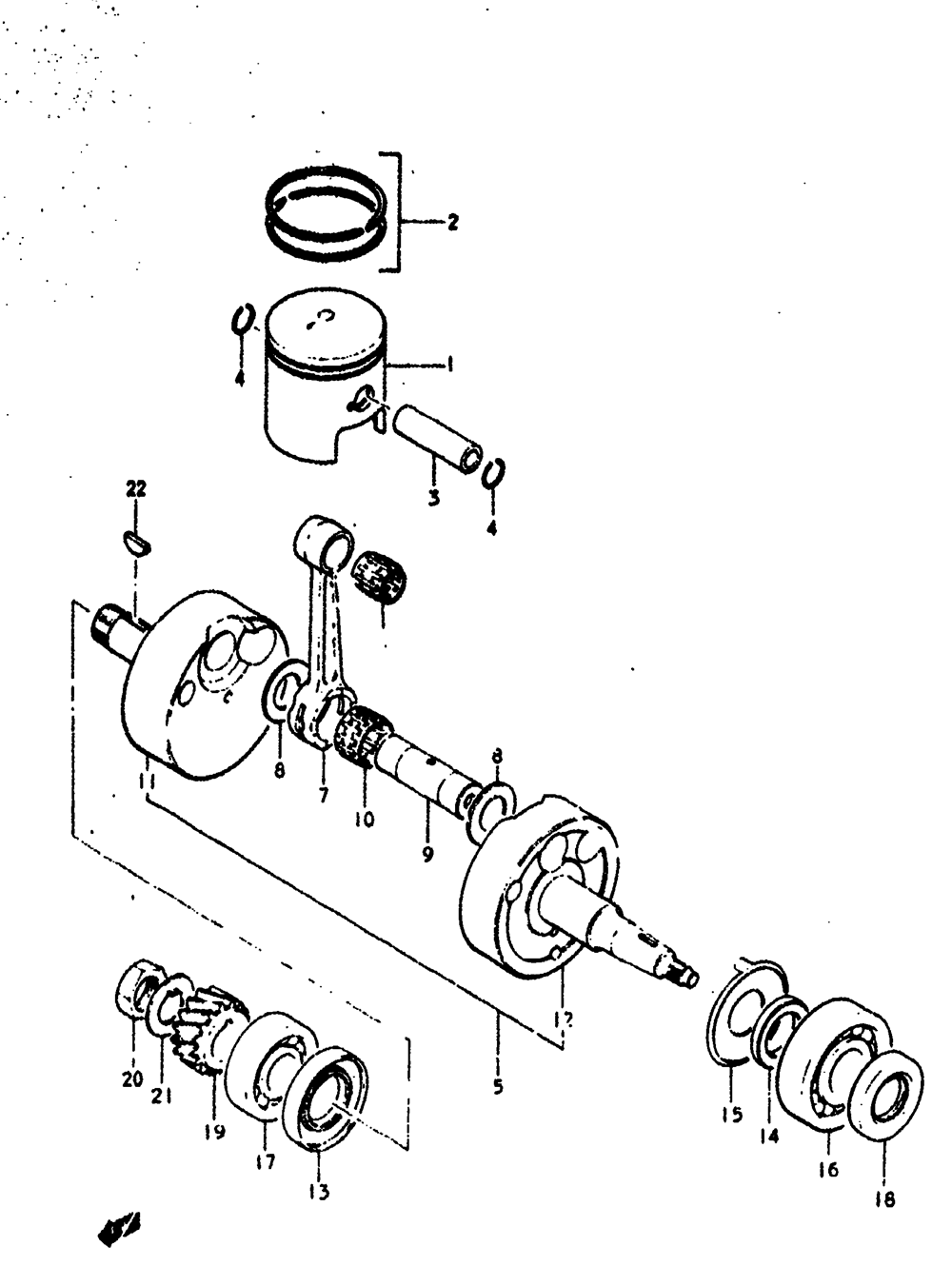 Piston - crankshaft