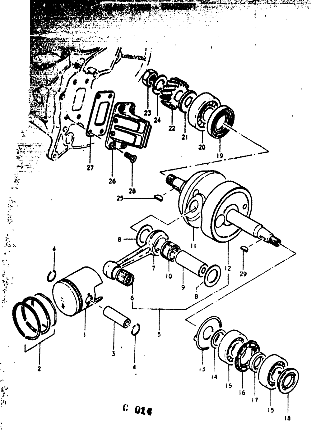 Piston - crankshaft