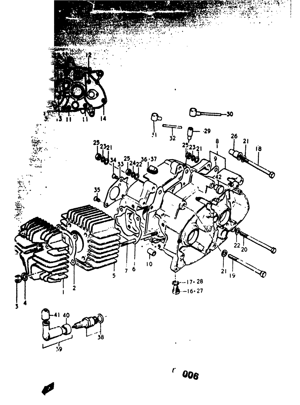 Cylinder - crankcase