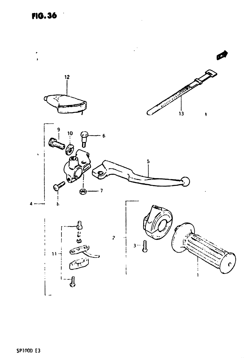 Right handle switch