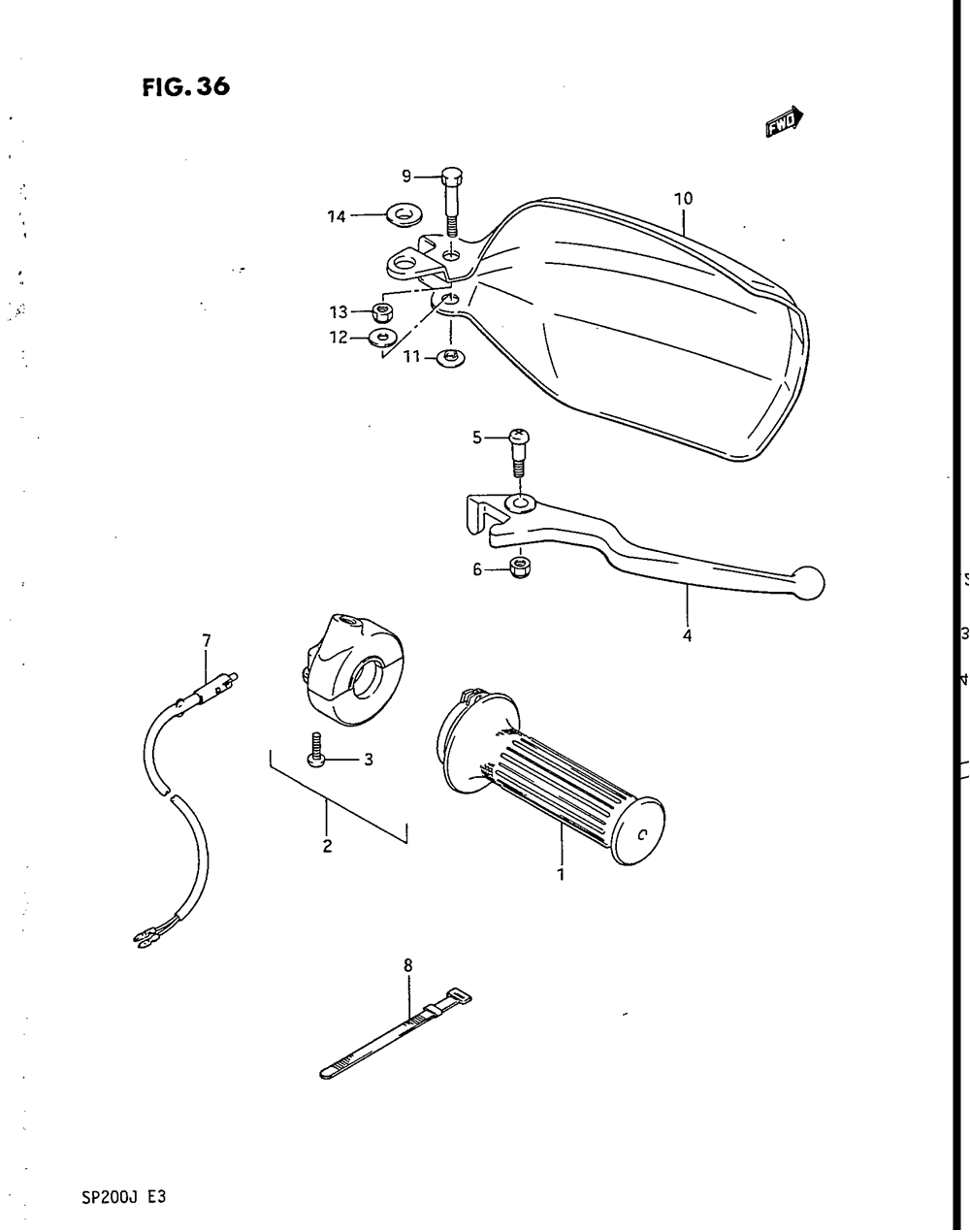 Right handle switch