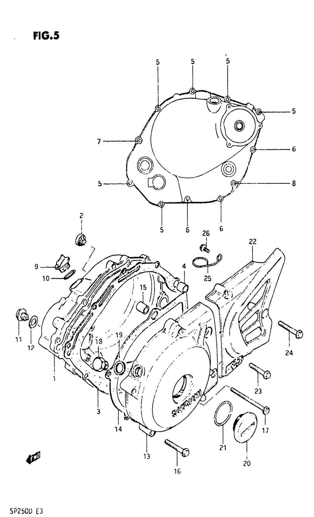 Crankcase cover (model z)