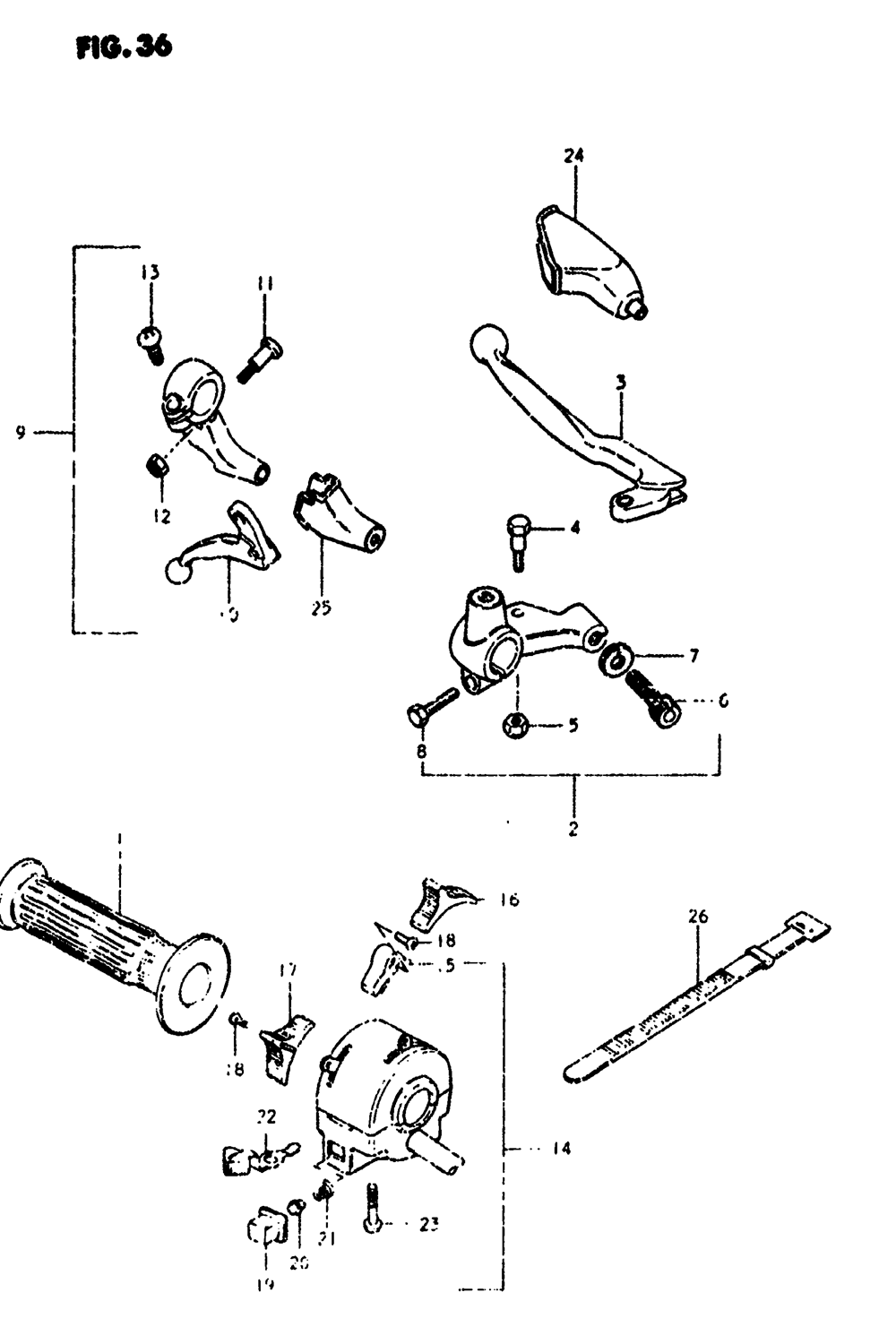 Left handle switch