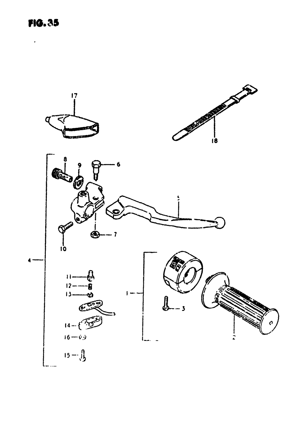 Right handle switch