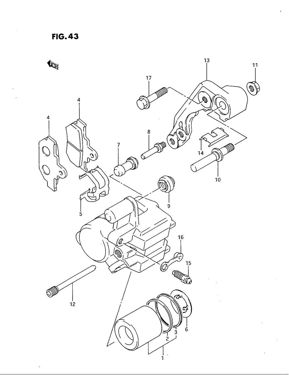 Front calipers