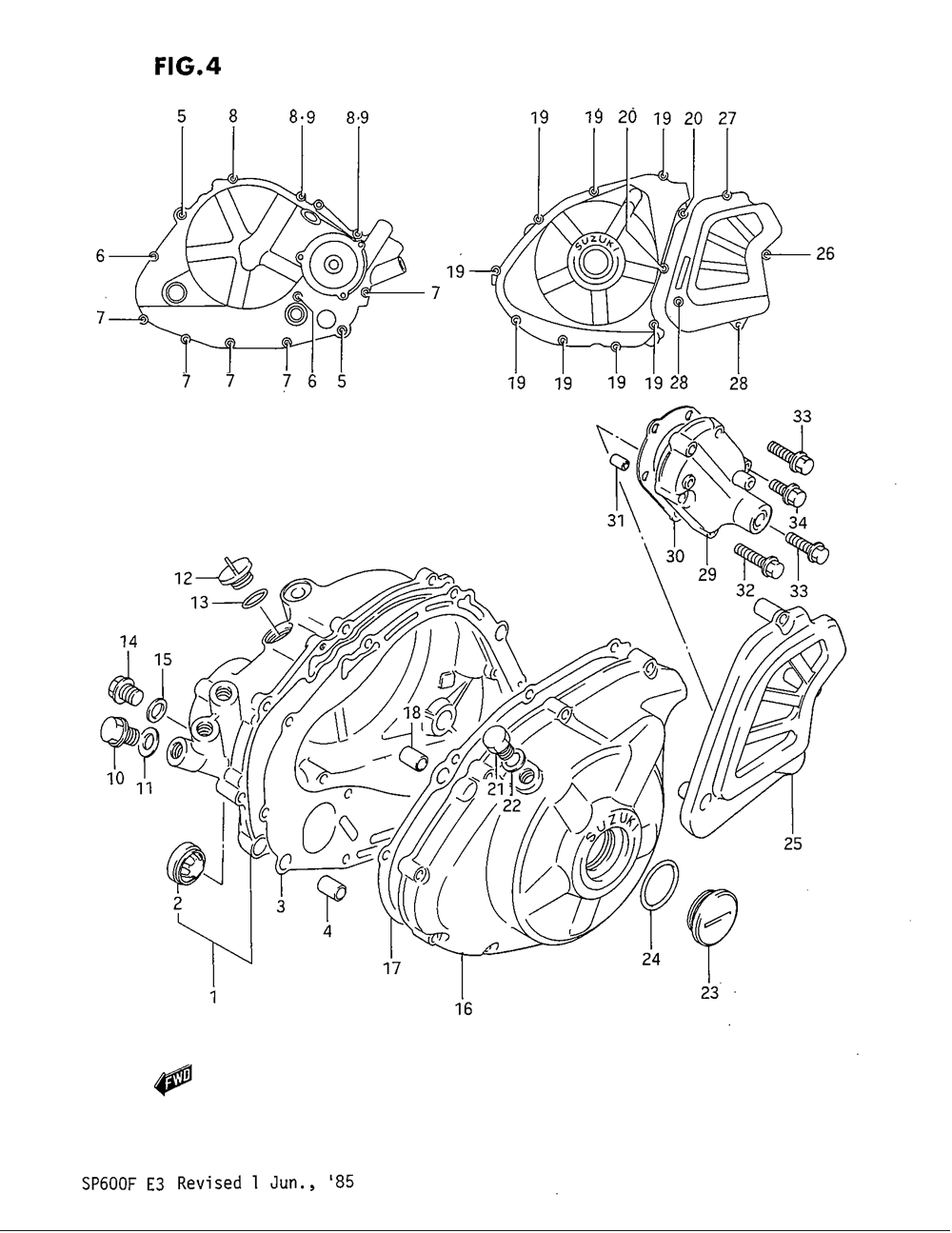 Crankcase cover