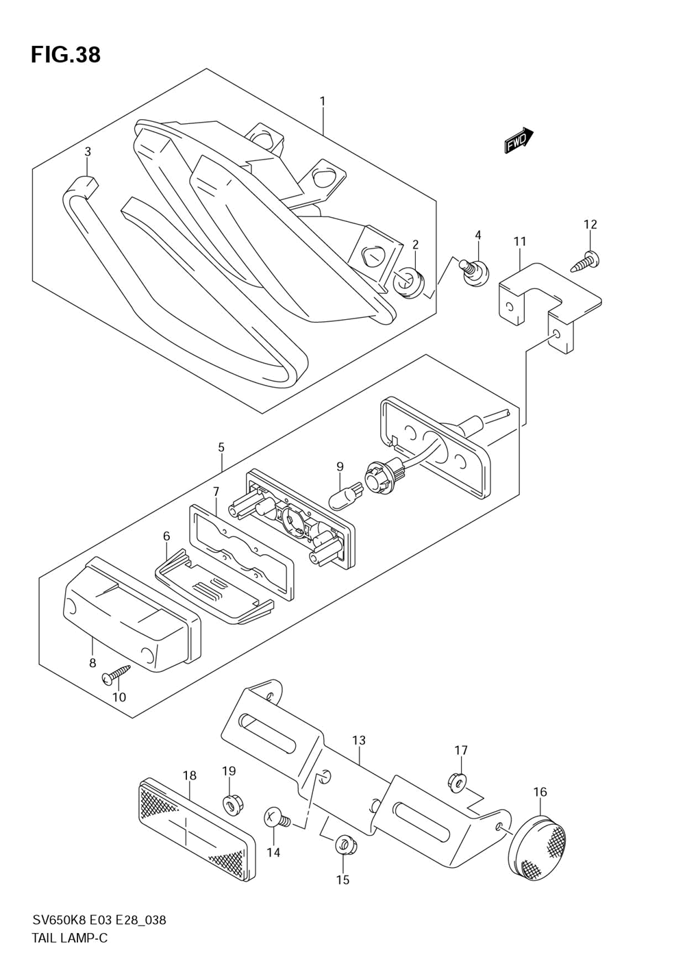 Rear combination lamp