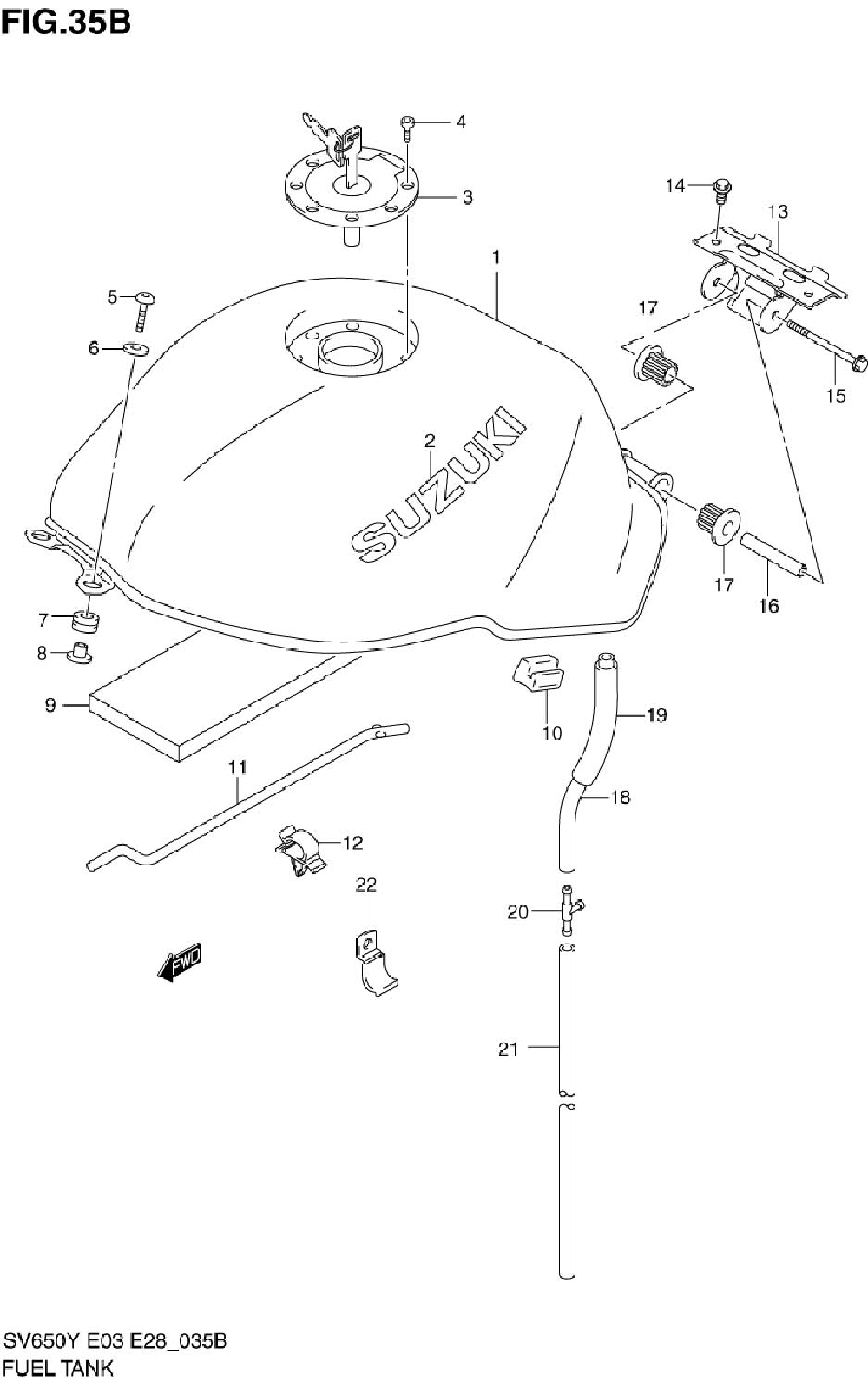 Fuel tank (modle k1)