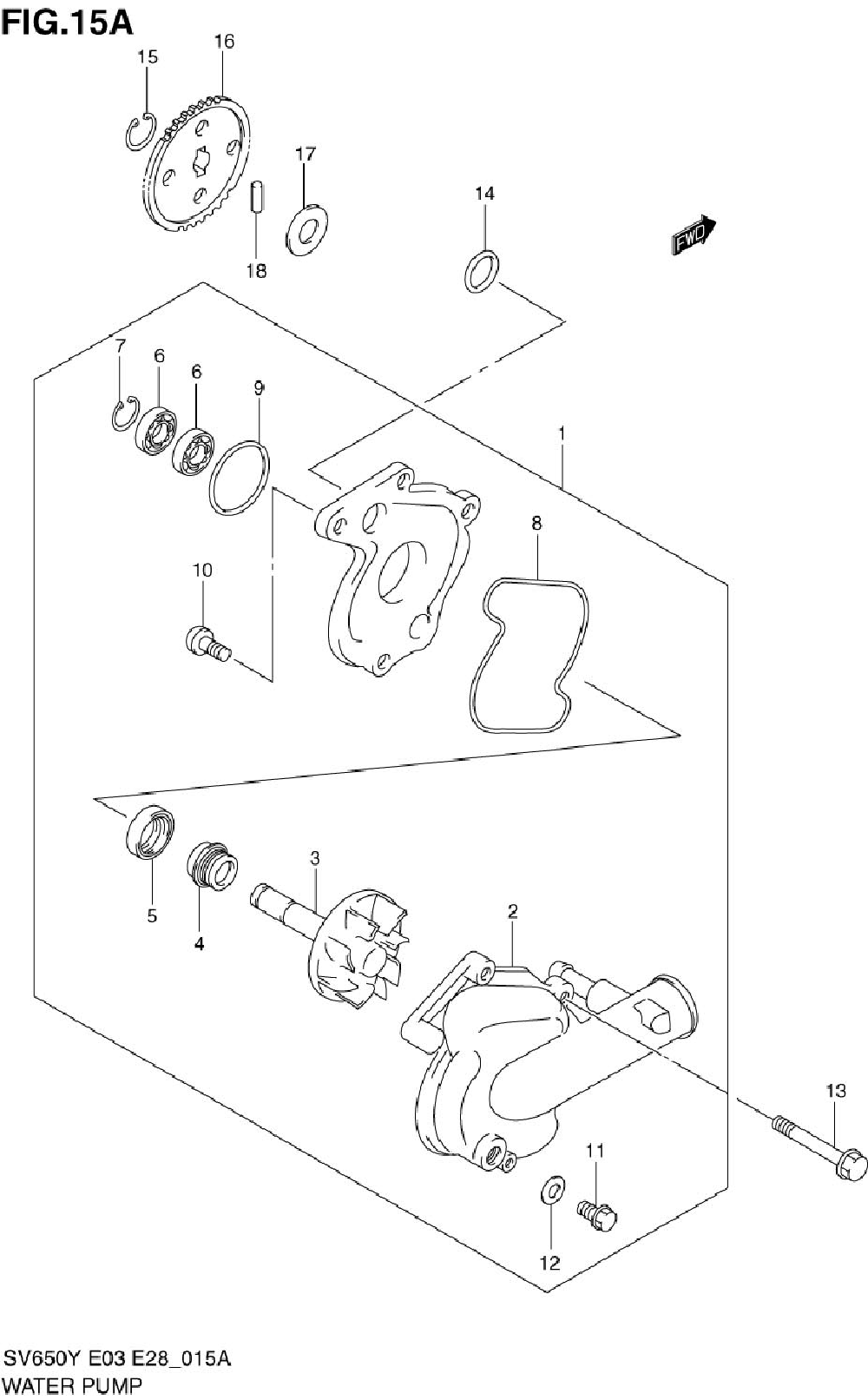 Water pump (model k1_k2)