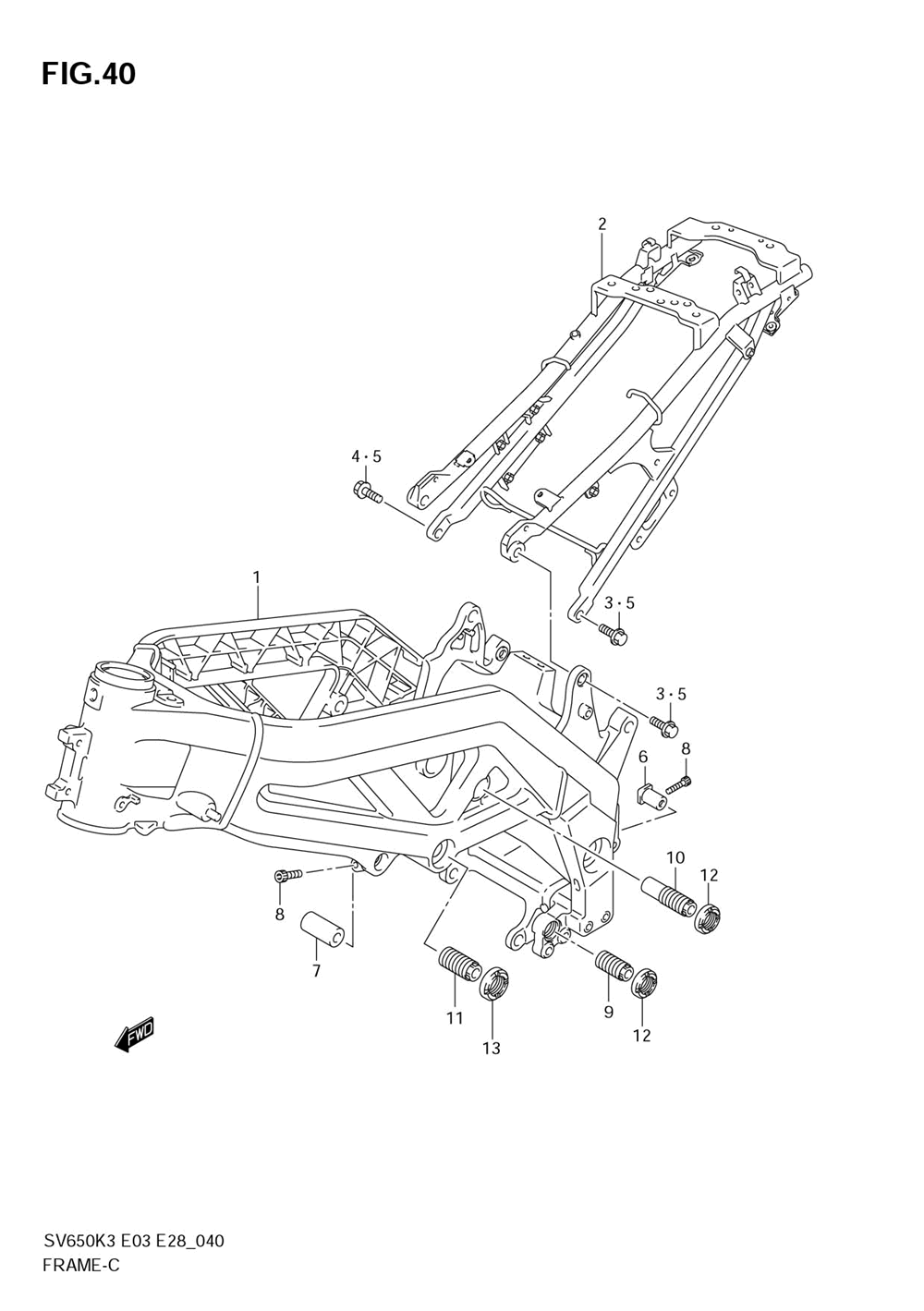 Frame (model k3_k4_k5_k6)