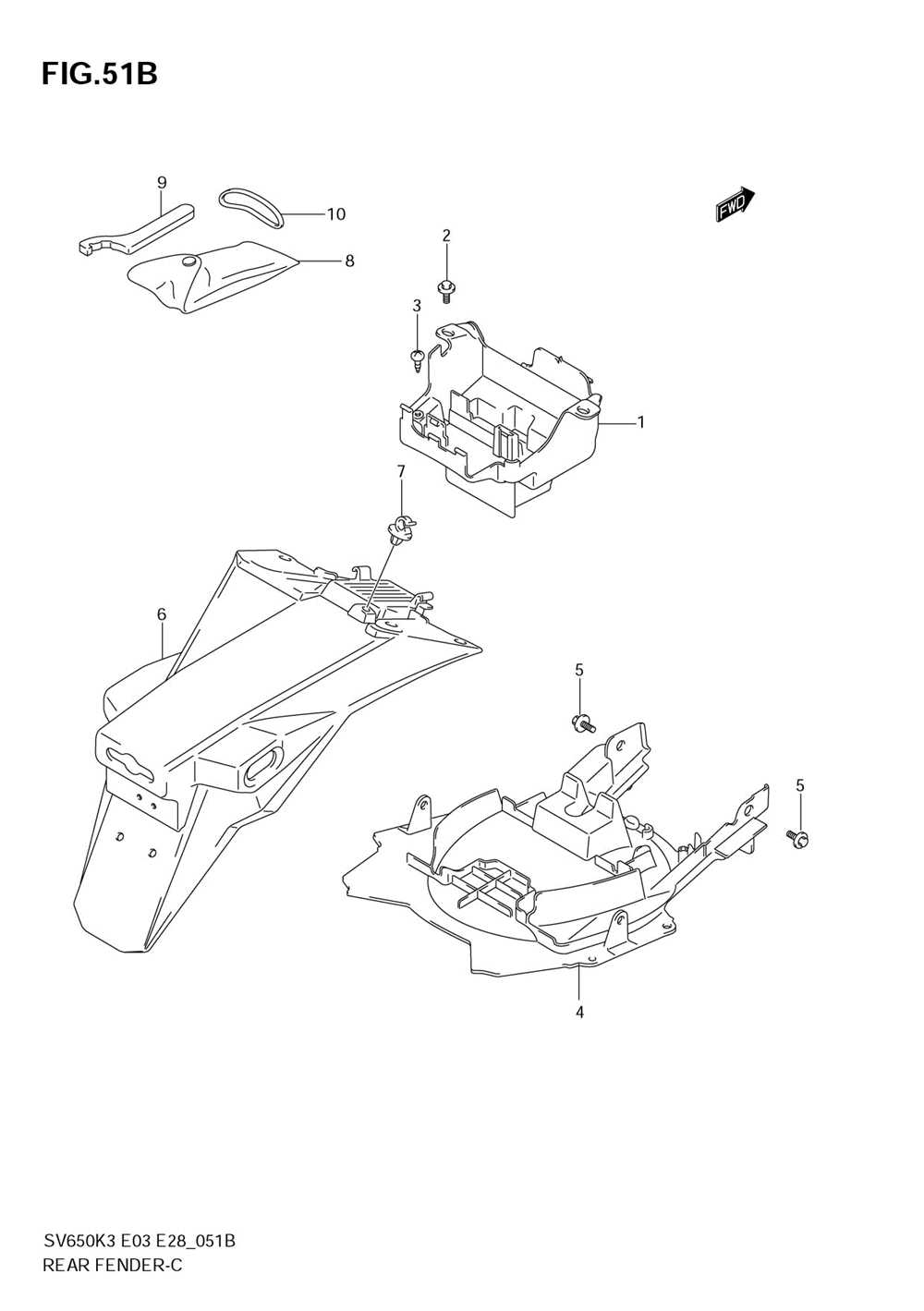 Rear fender (with abs)