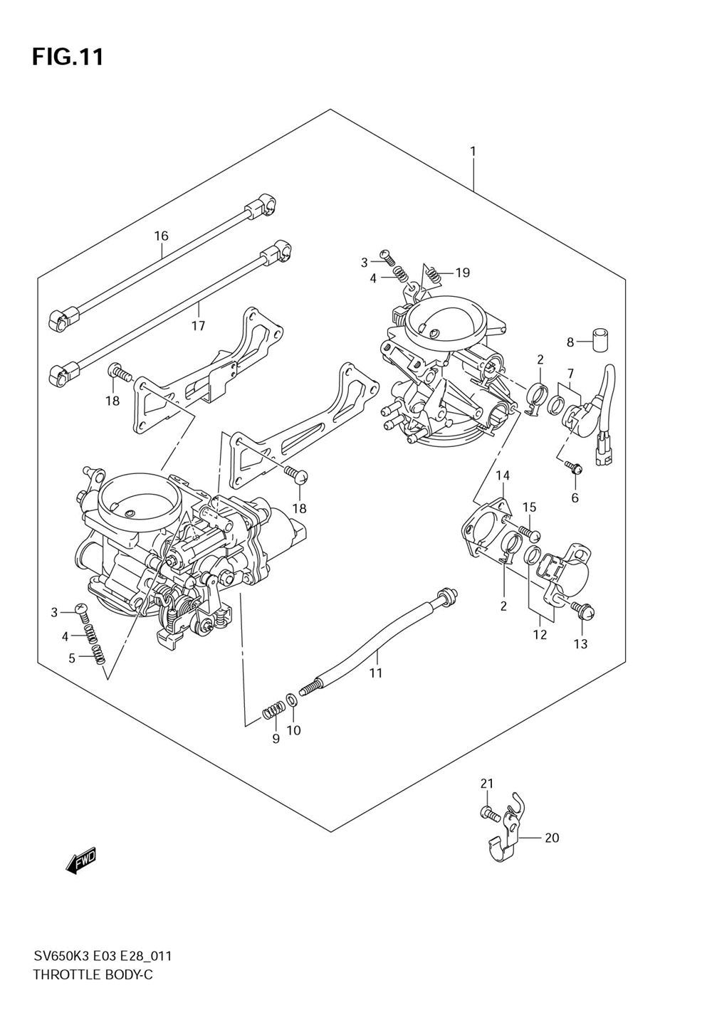 Throttle body (model k3_k4_k5_k6)