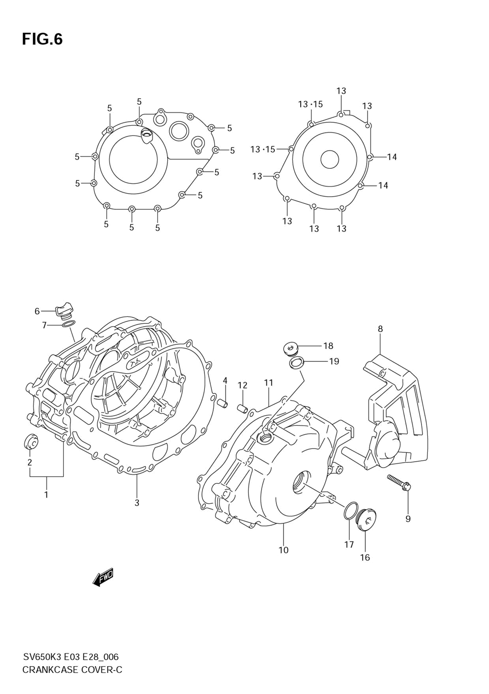 Crankcase cover