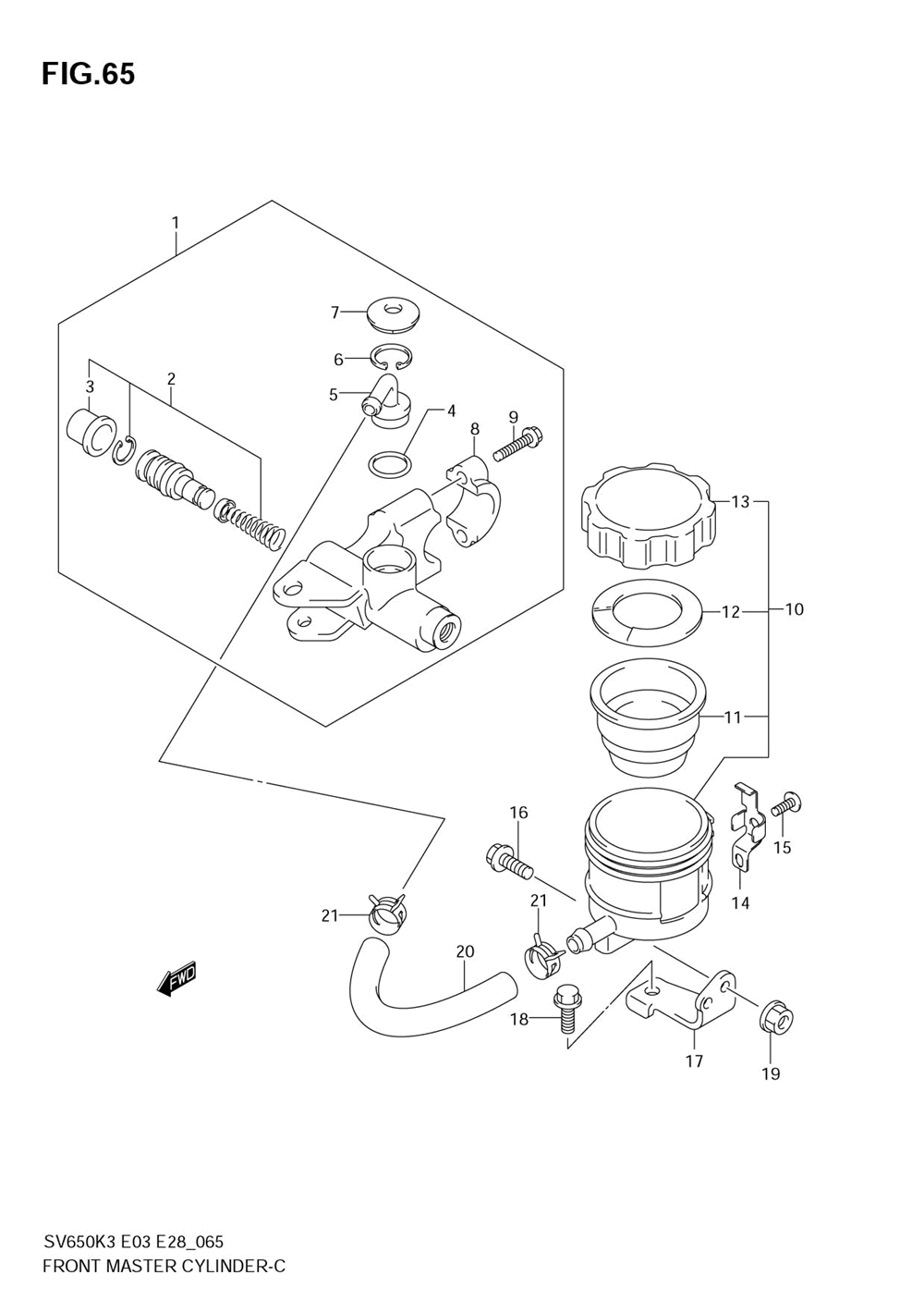 Front master cylinder (sv650sk3_sk4_sk5_sk6_sk7)