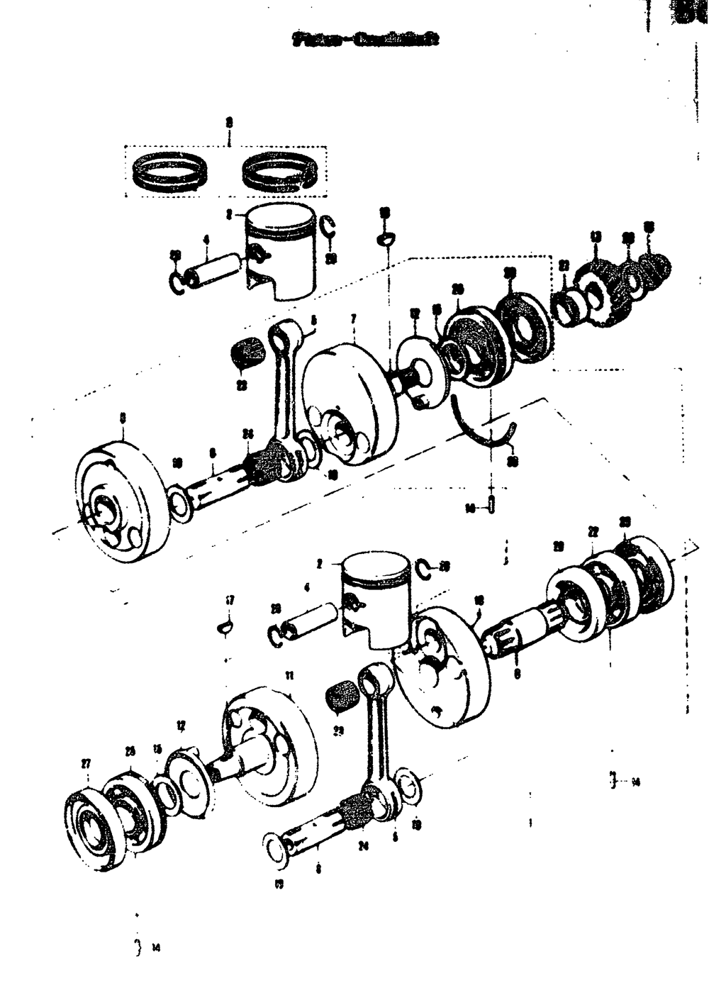 Piston - crankshaft