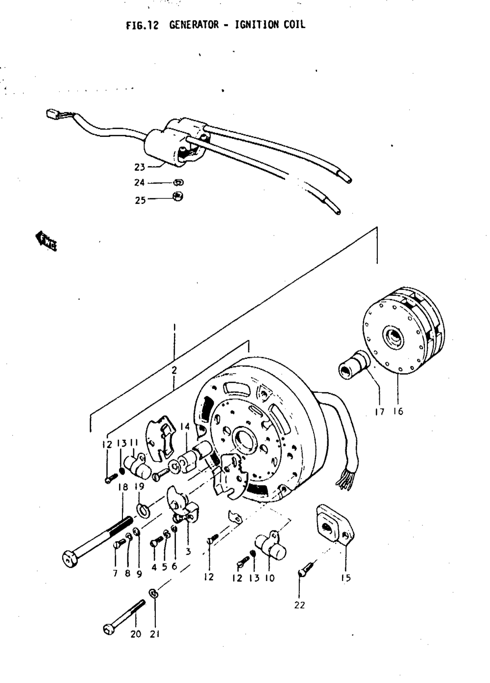 Generator - ignition coil