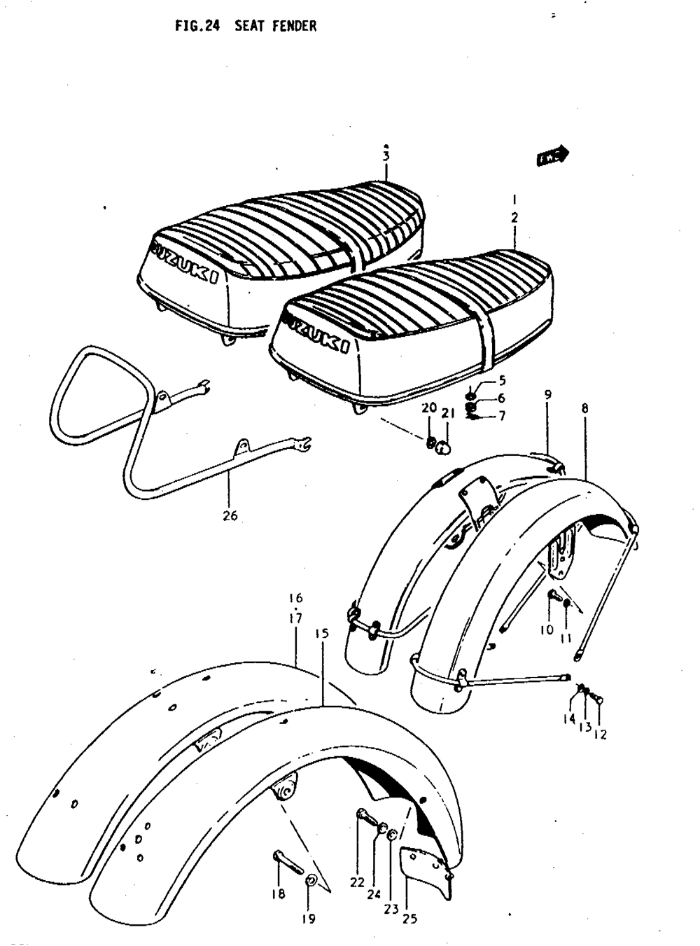 Seat fender