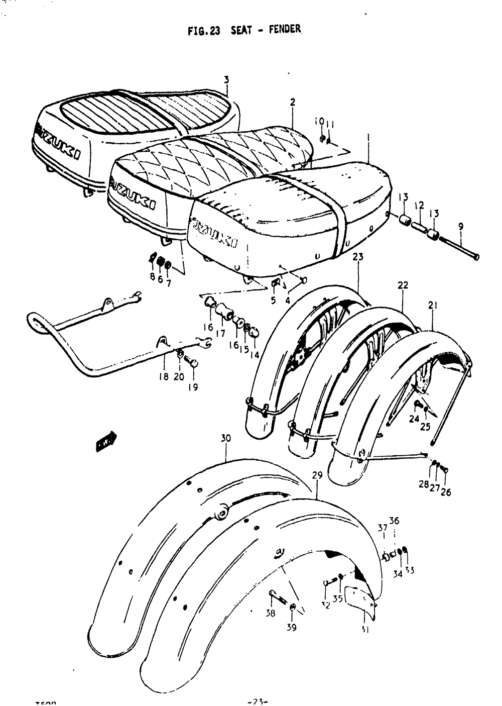 Seat - fender